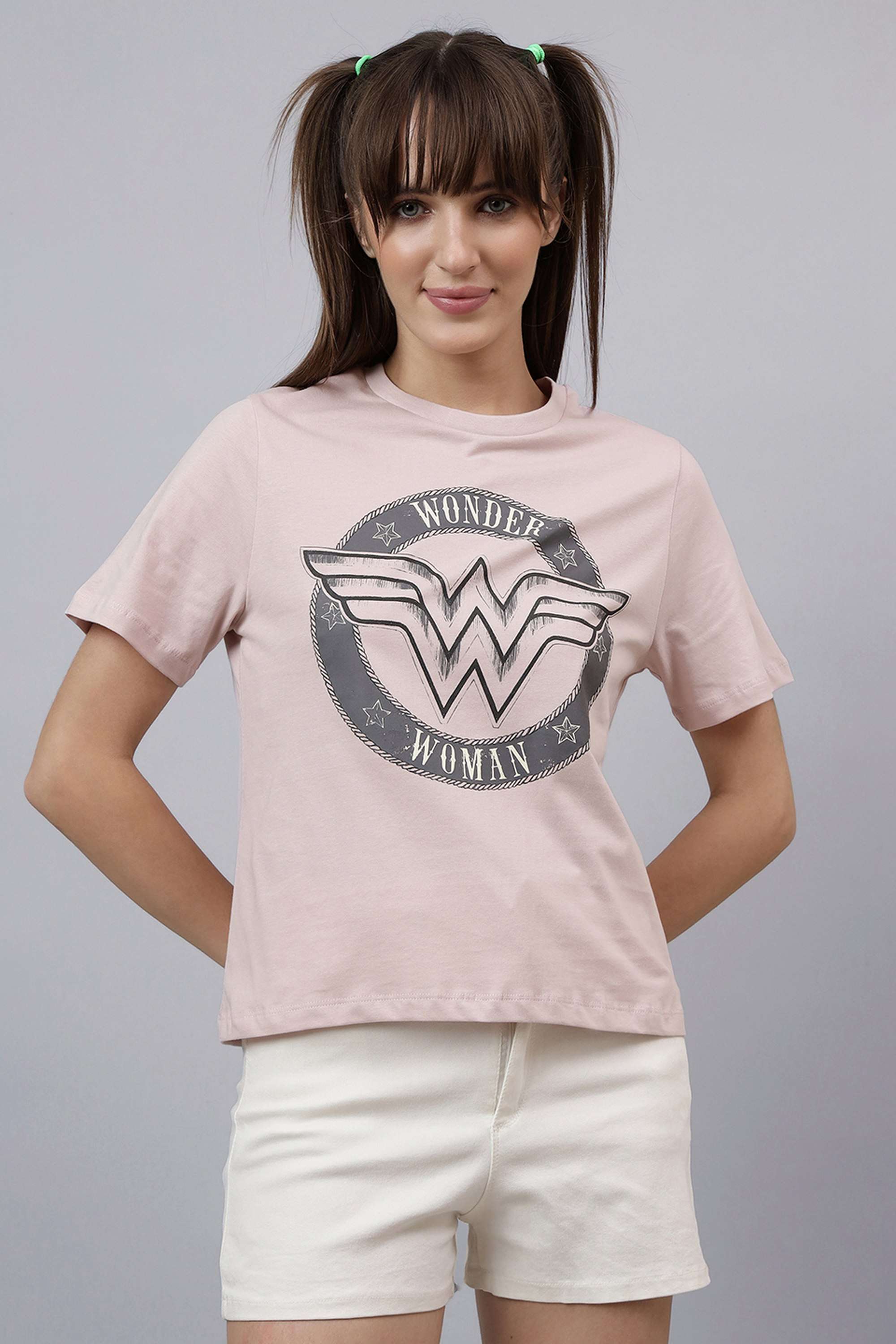 Blended-Fabric-Women-s-Casual-Wear-T-Shirt