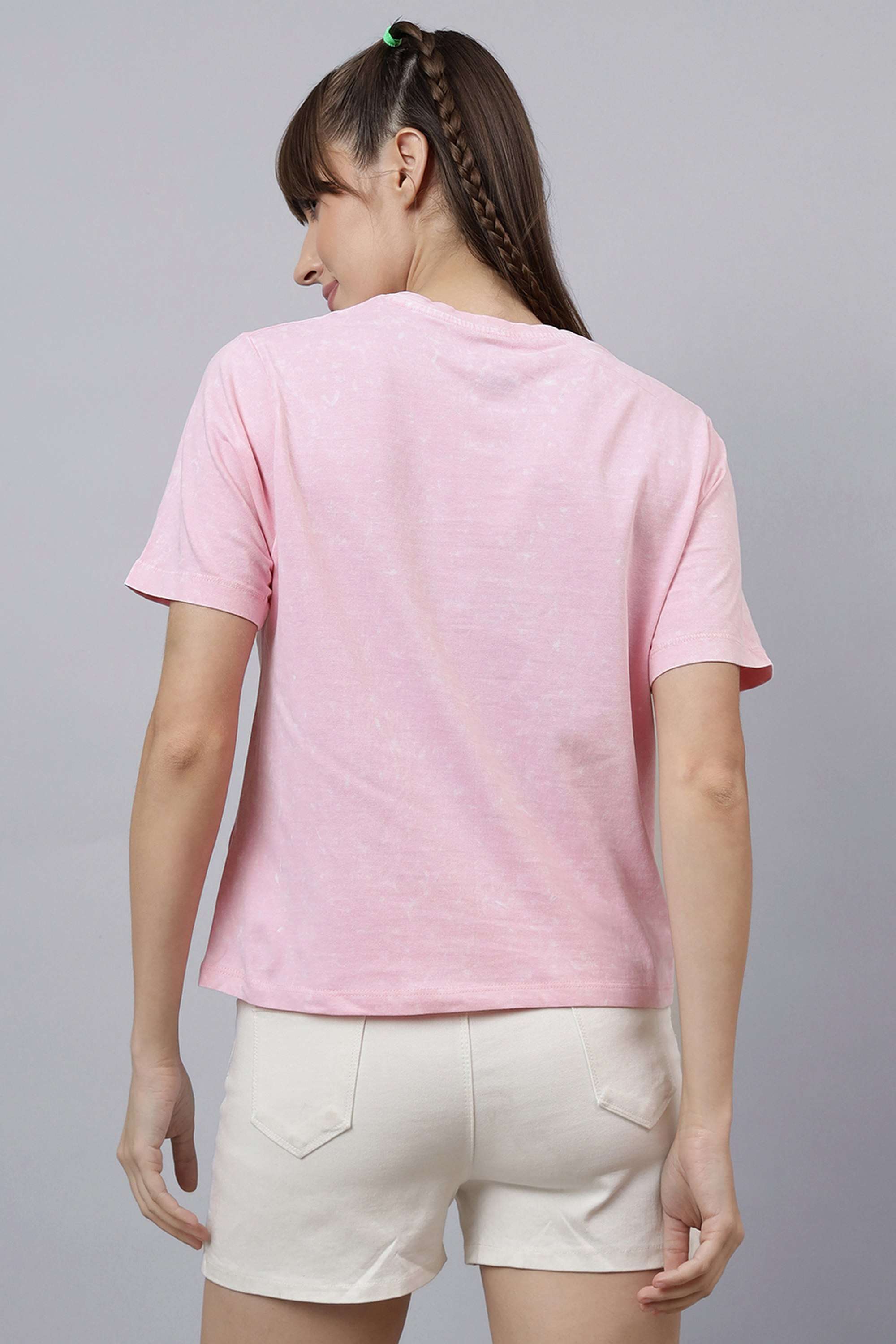 Blended-Fabric-Women-s-Casual-Wear-T-Shirt