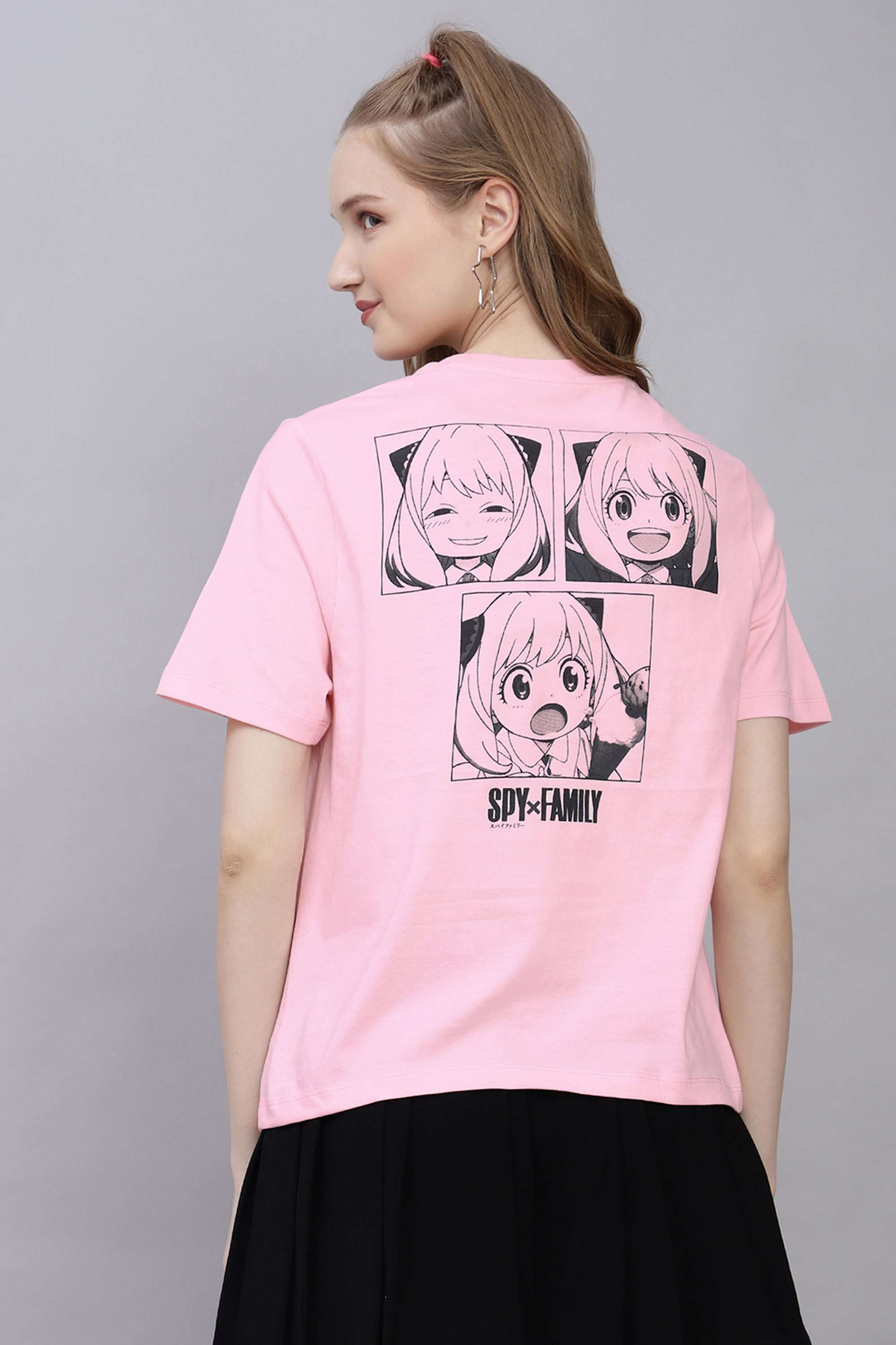 Blended-Fabric-Women-s-Casual-Wear-T-Shirt