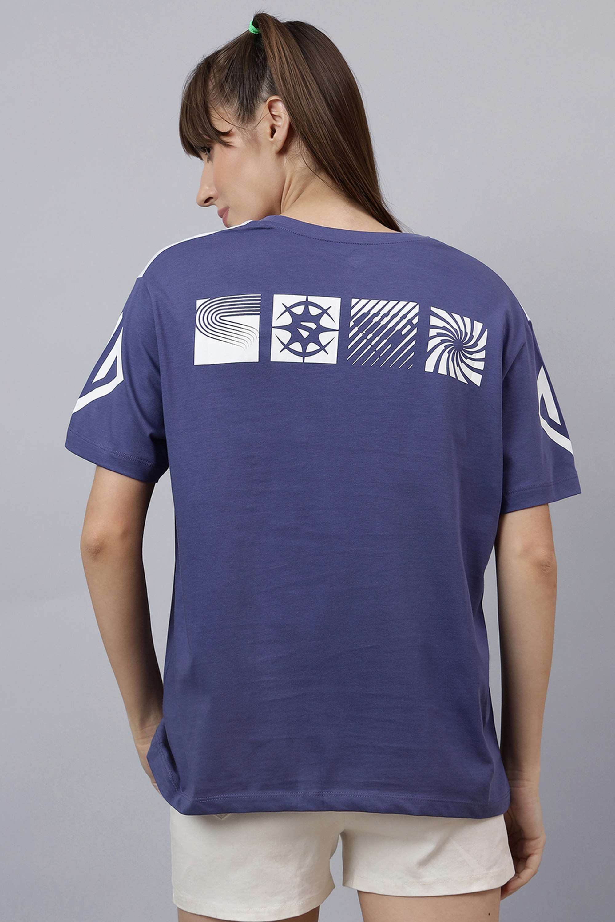 Blended-Fabric-Women-s-Casual-Wear-T-Shirt