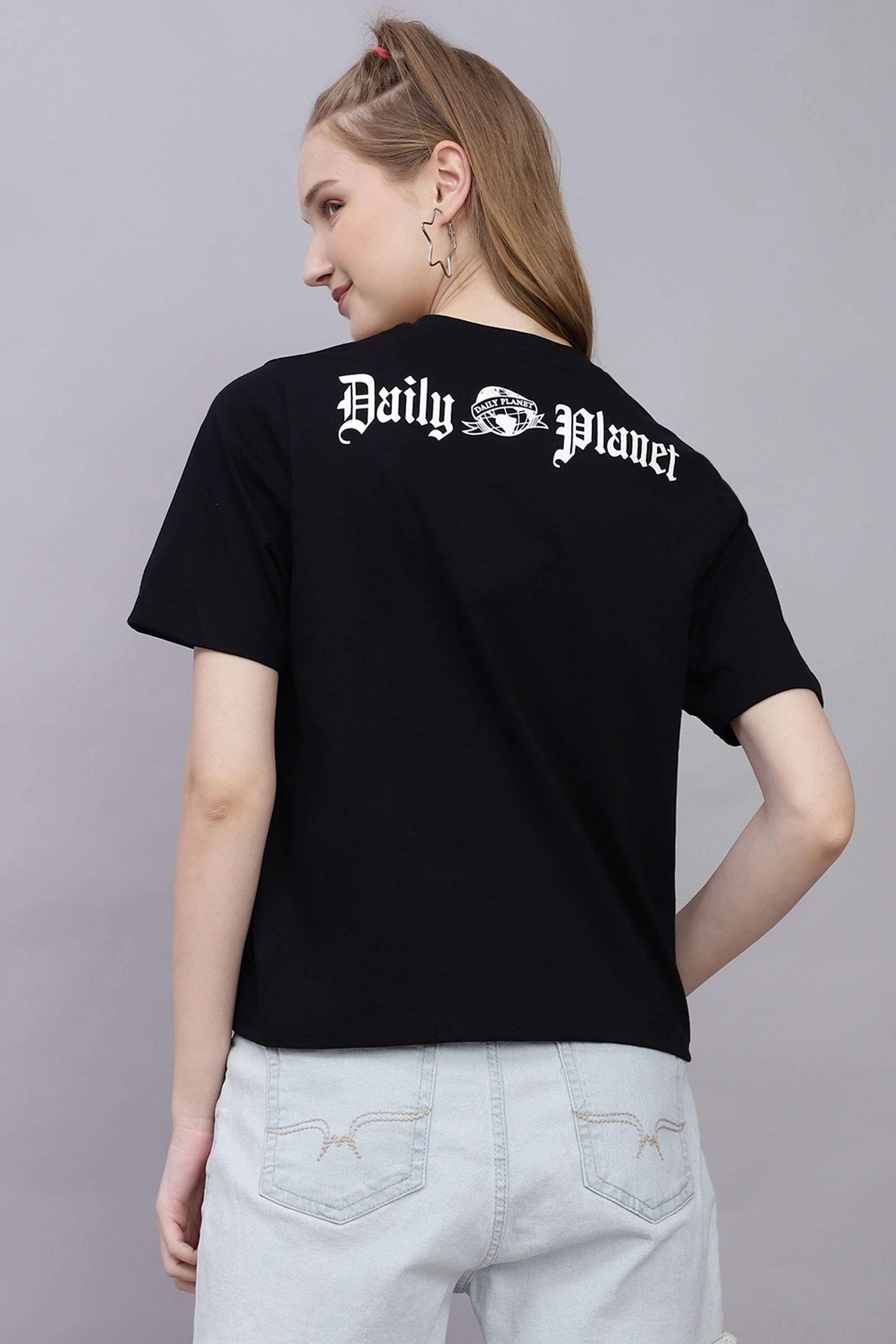 Blended-Fabric-Women-s-Casual-Wear-T-Shirt