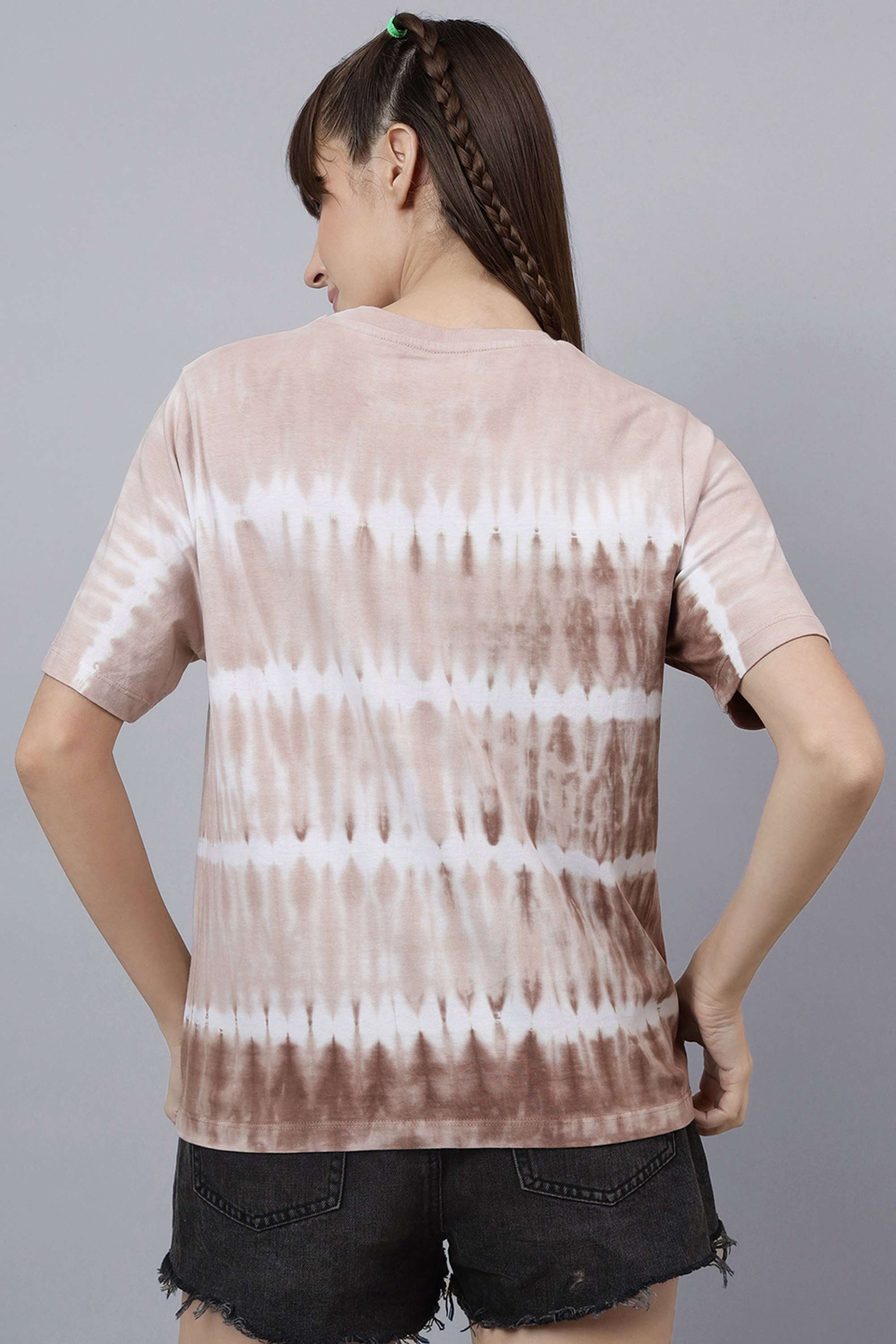 Blended-Fabric-Women-s-Casual-Wear-T-Shirt