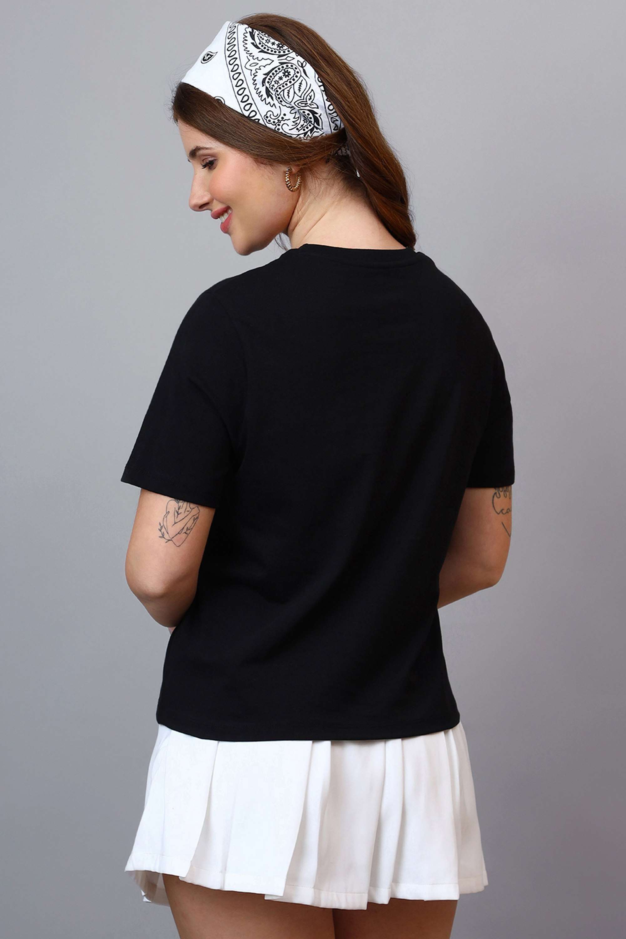 Blended-Fabric-Women-s-Casual-Wear-T-Shirt