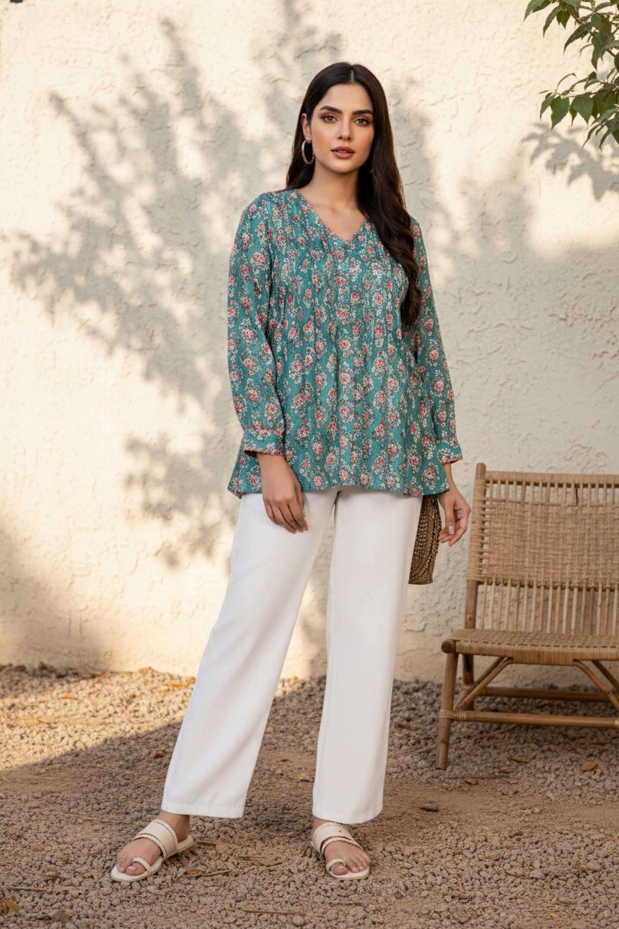 Textured-Viscose-Women-s-Top