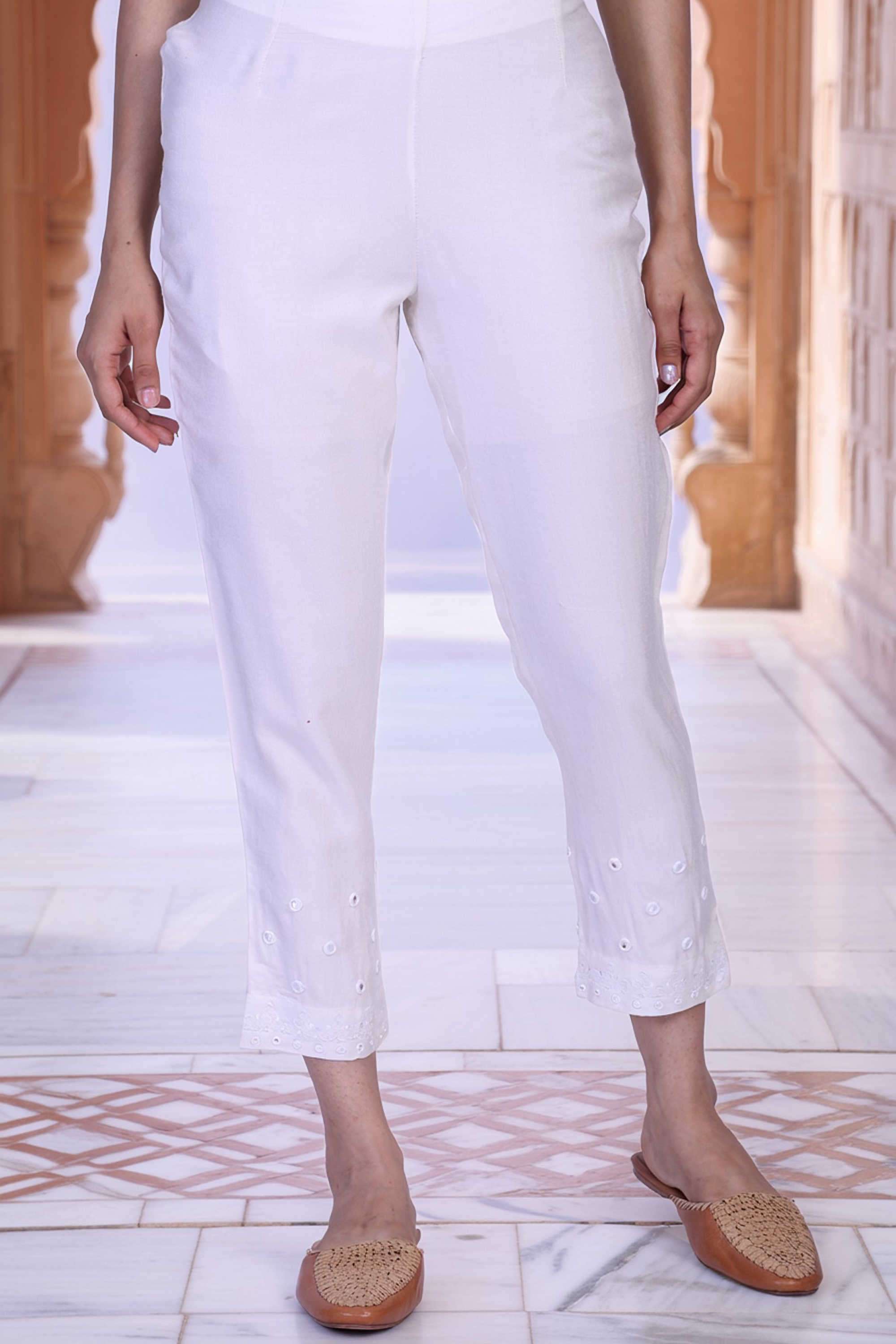 Embroidered-Blended-Fabric-Women-s-Festive-Wear-Pants