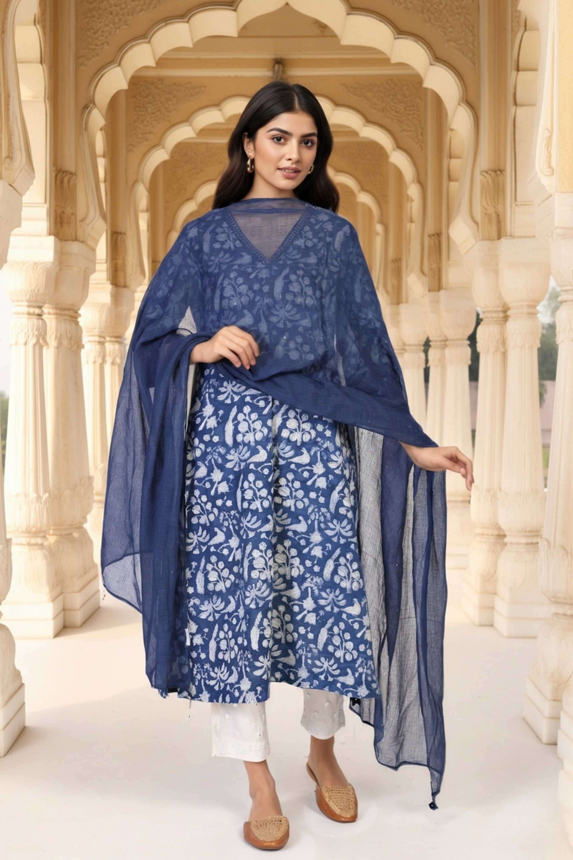 Embroidered-Blended-Fabric-Woven-Women-s-Dupatta