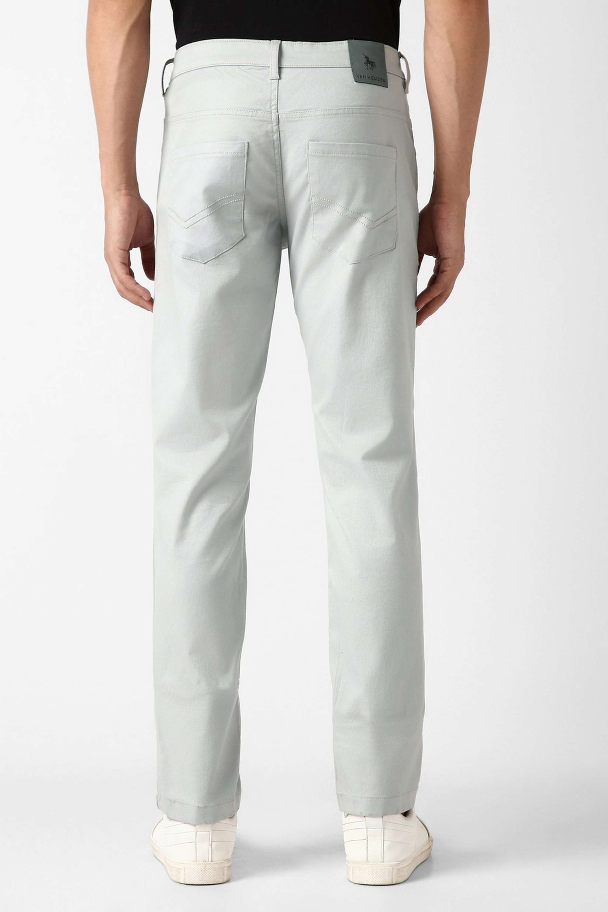 Textured-Cotton-Blend-Slim-Fit-Men-Casual-Wear-Trouser