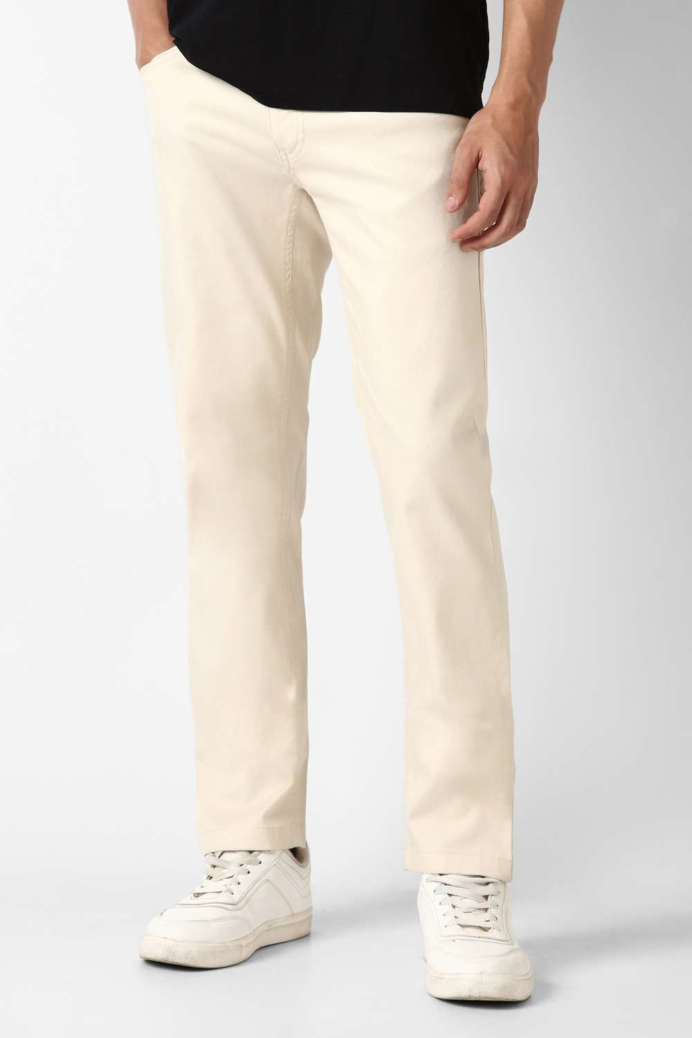 Textured-Cotton-Blend-Slim-Fit-Men-s-Trousers