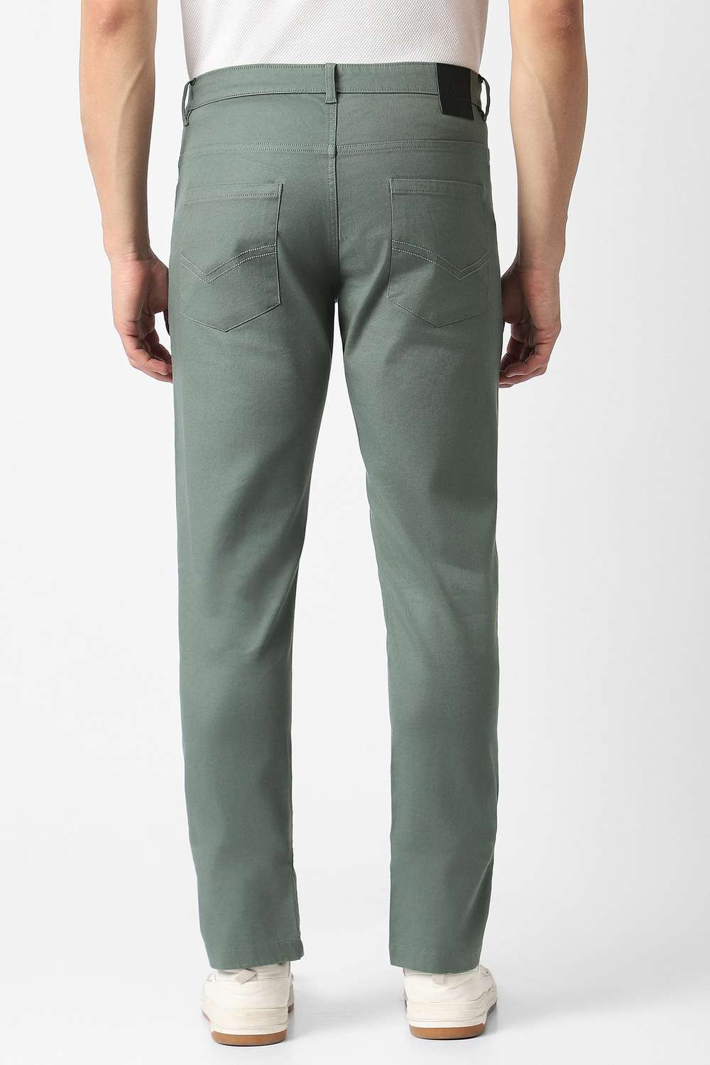 Textured-Cotton-Blend-Slim-Fit-Men-s-Trousers