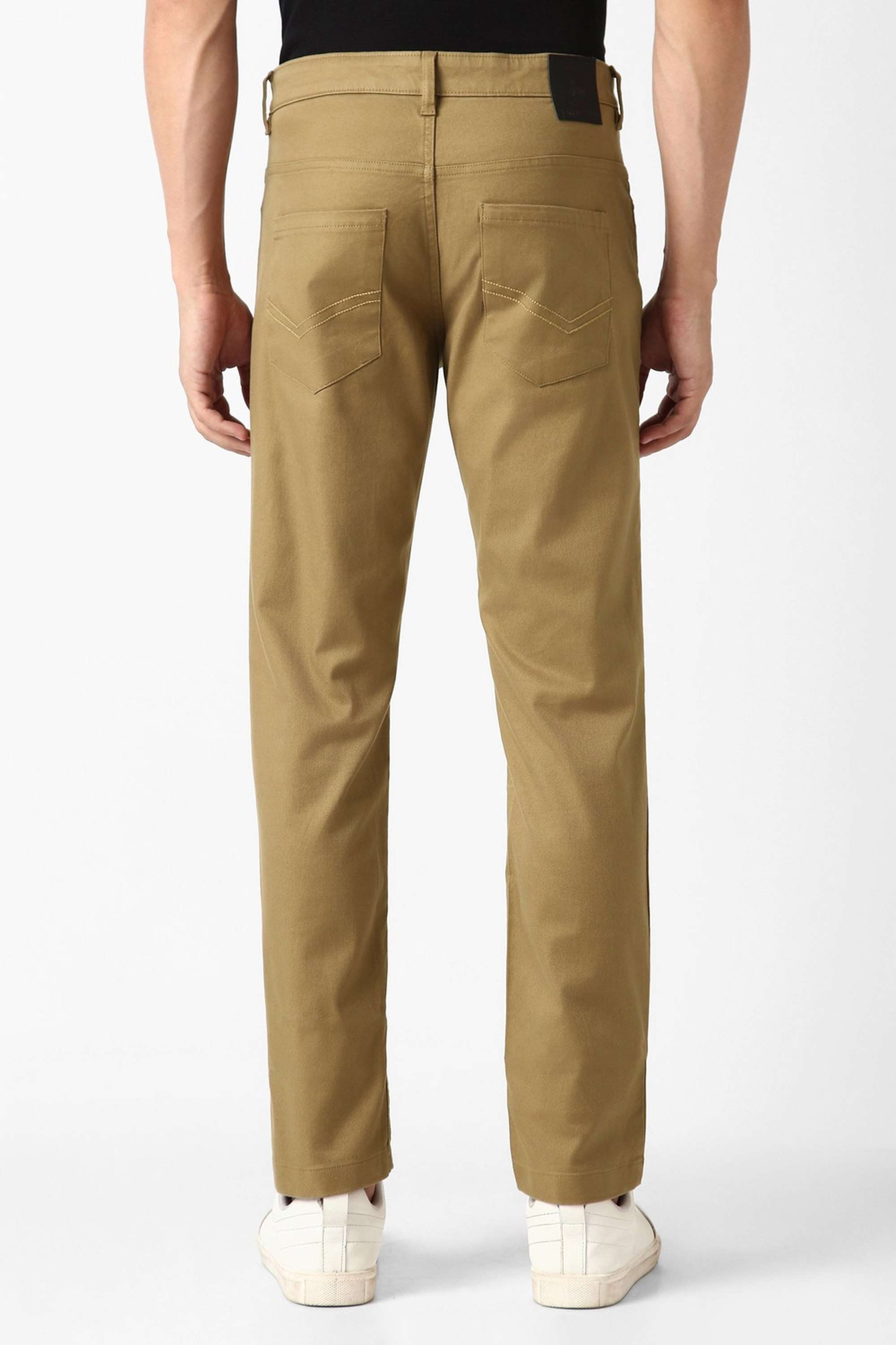 Textured-Cotton-Blend-Slim-Fit-Men-Casual-Wear-Trouser