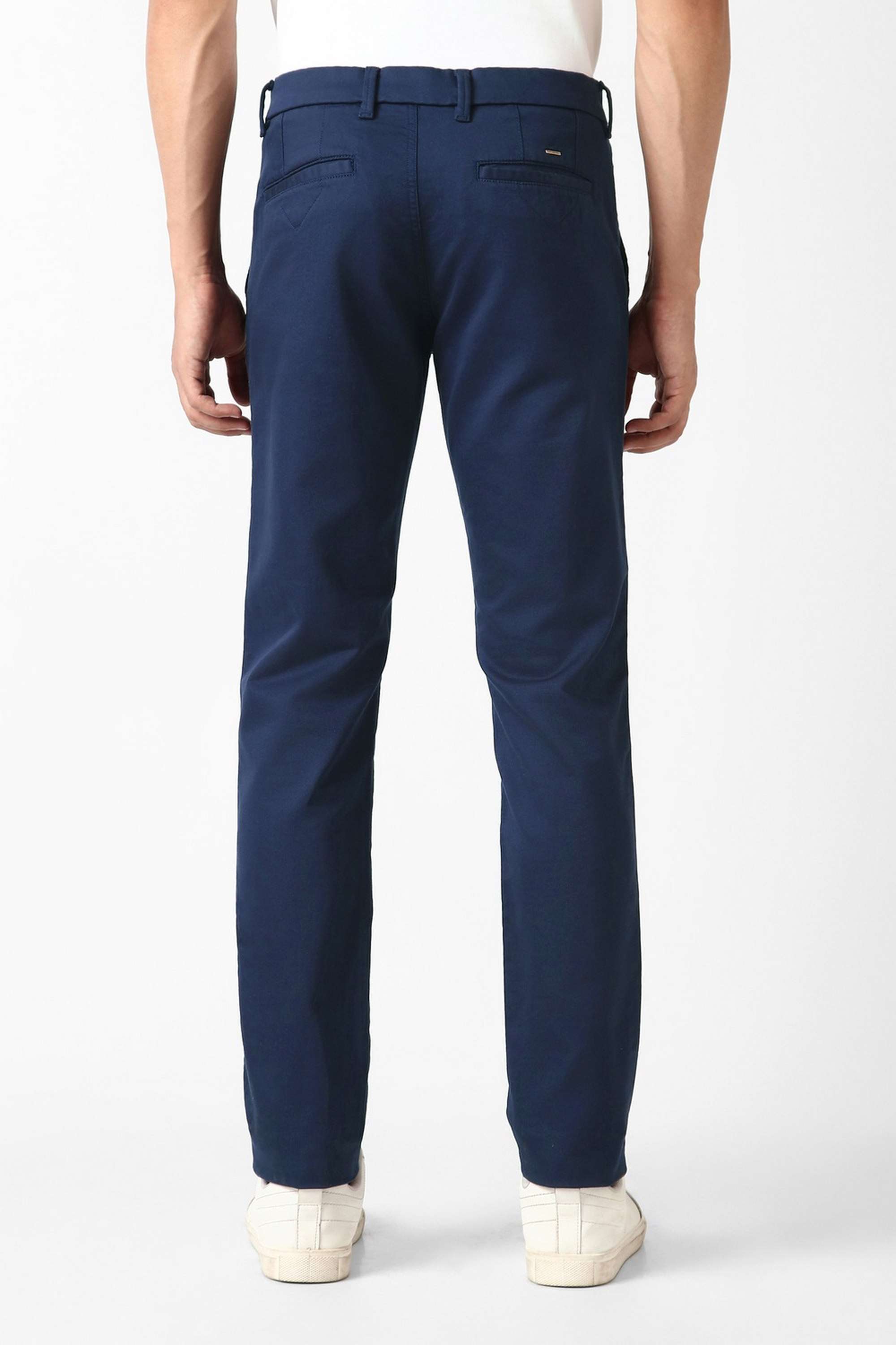 Solid-Cotton-Blend-Slim-Fit-Men-Casual-Wear-Trouser