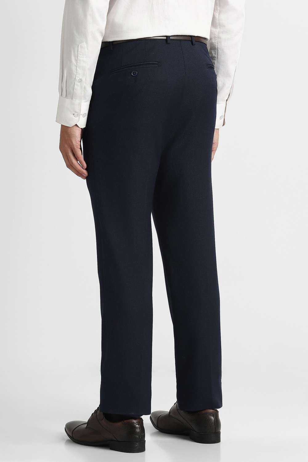 Textured-Blended-Fabric-Regular-Fit-Men-s-Trousers