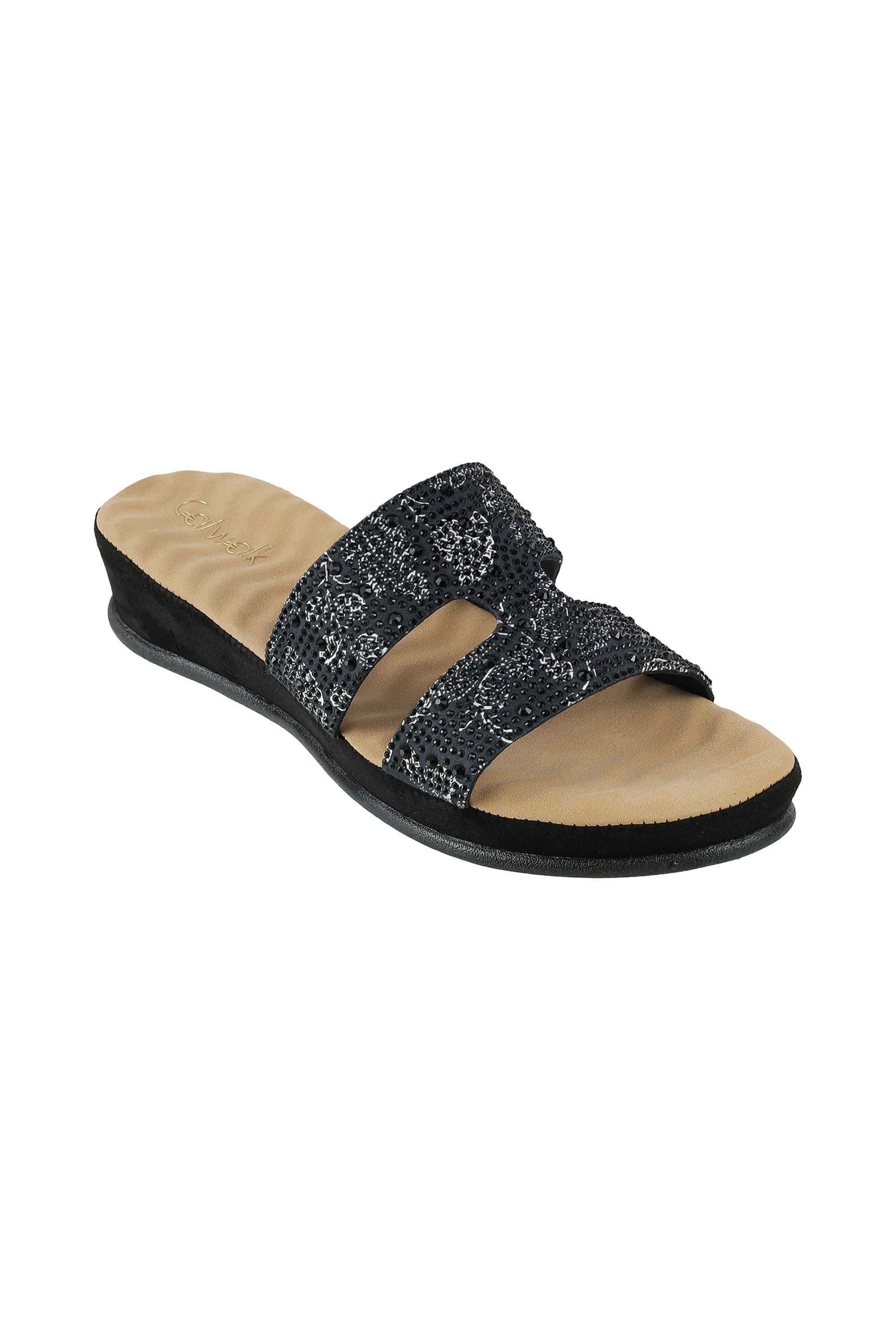COURT-PU-Slip-On-Women-s-Casual-Wear-Sandals