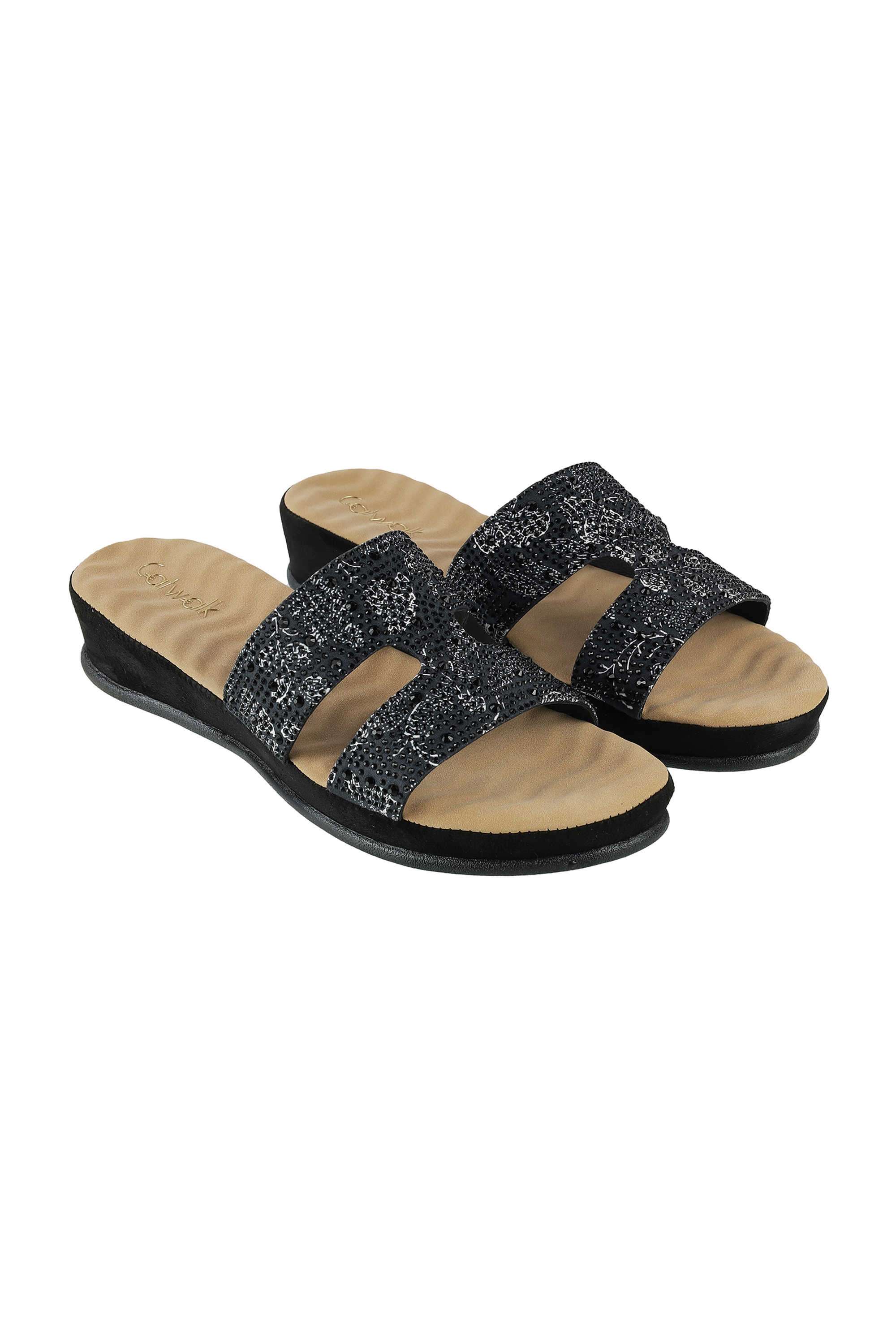 COURT-PU-Slip-On-Women-s-Casual-Wear-Sandals