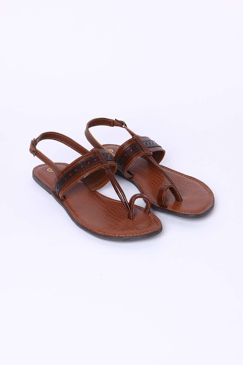 Leather-Buckle-Women-s-Casual-Wear-Flats