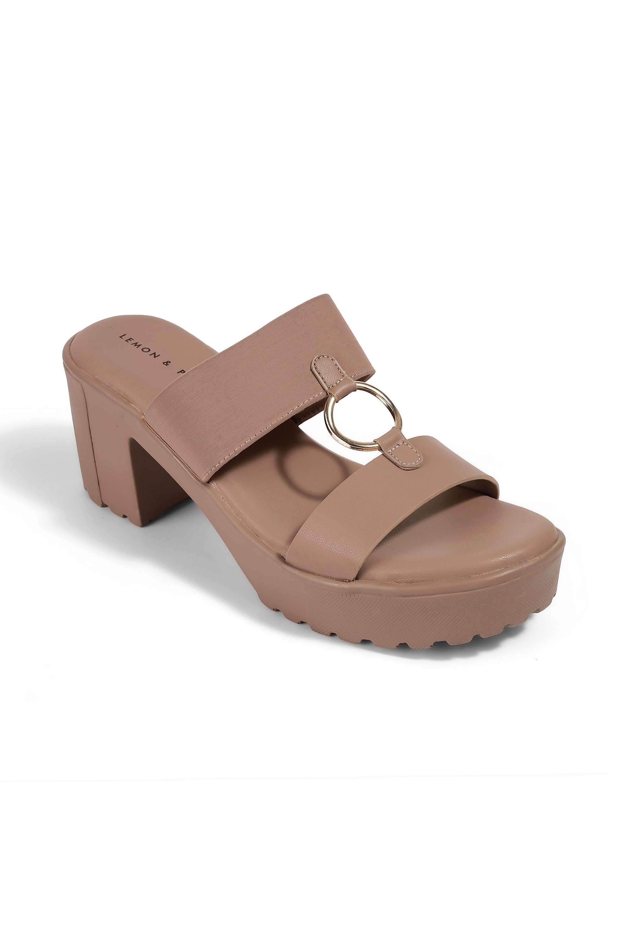 PU-Slip-On-Women-s-Casual-Wear-Heels