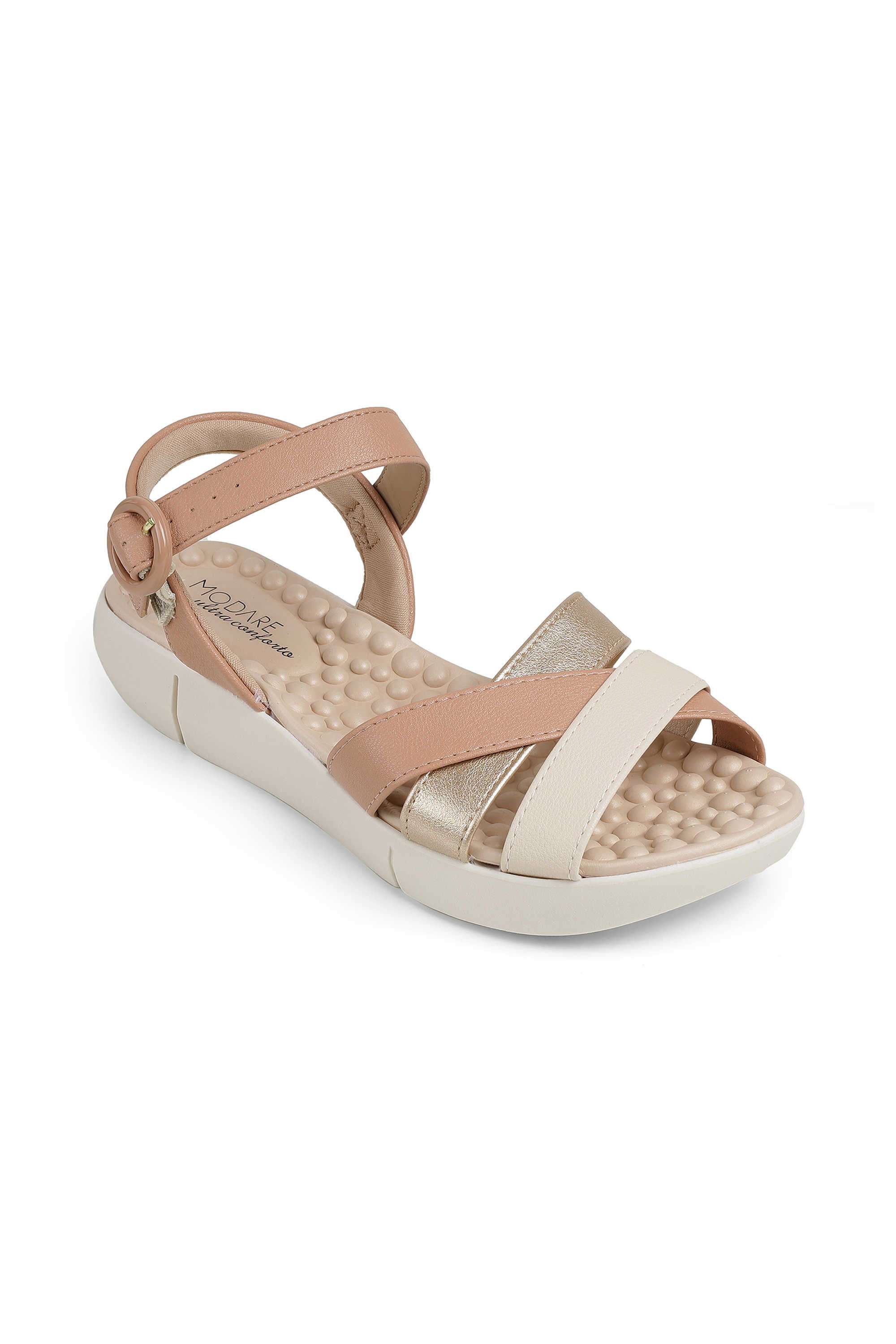 PU-Buckle-Women-s-Casual-Wear-Sandals