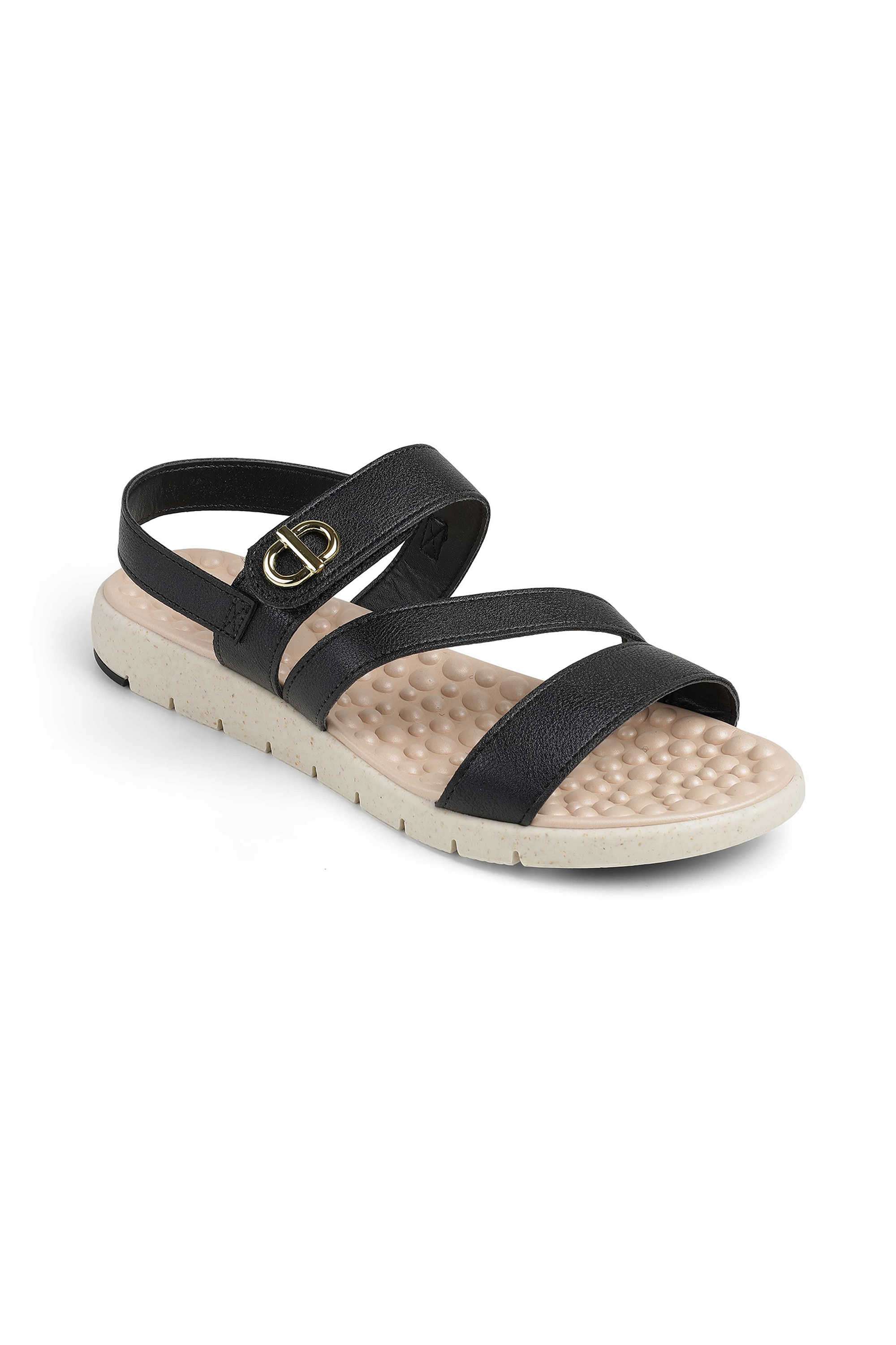 PU-Pull-On-Women-s-Casual-Wear-Sandals