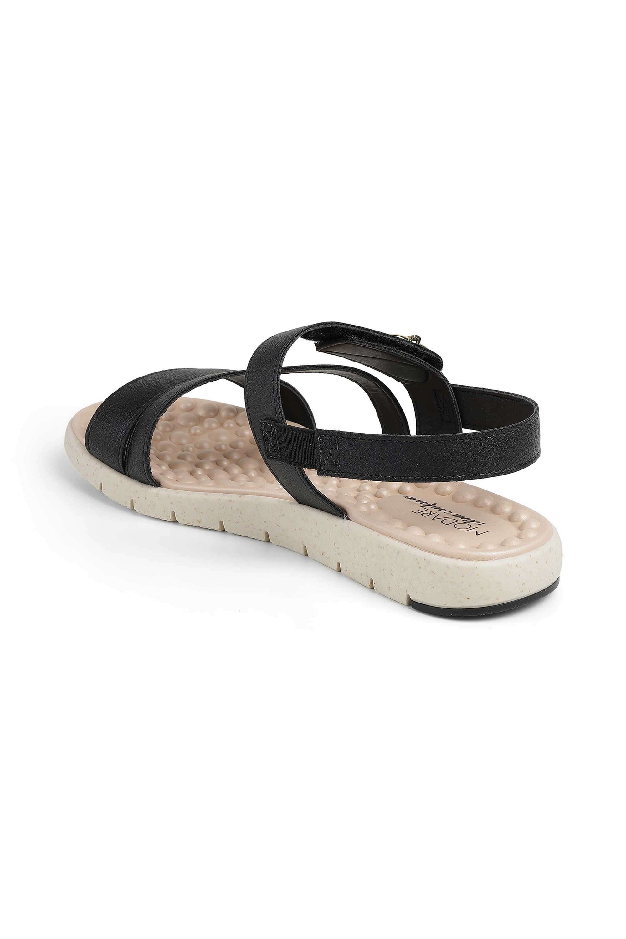 PU-Pull-On-Women-s-Casual-Wear-Sandals