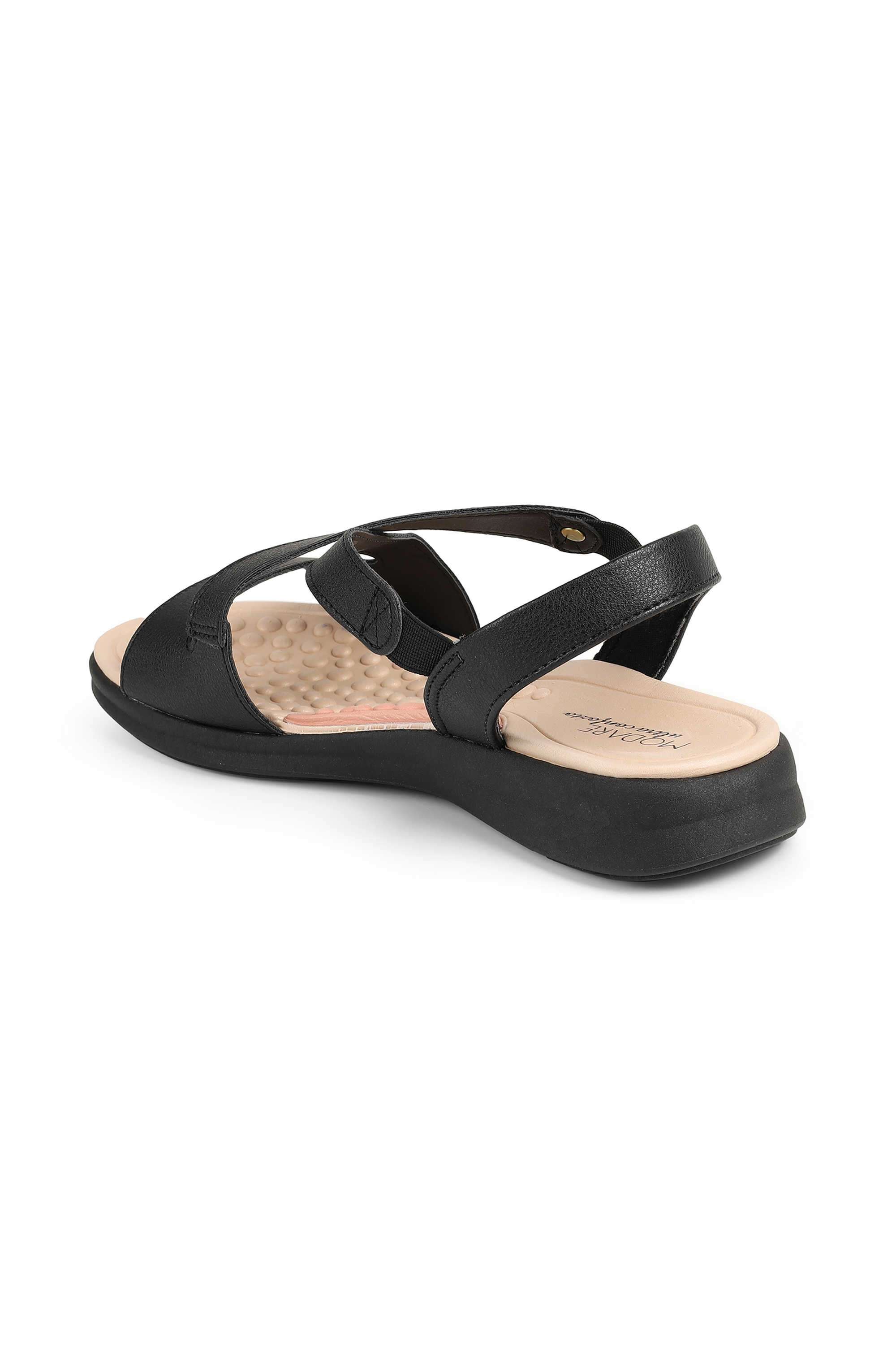 PU-Pull-On-Women-s-Casual-Wear-Sandals