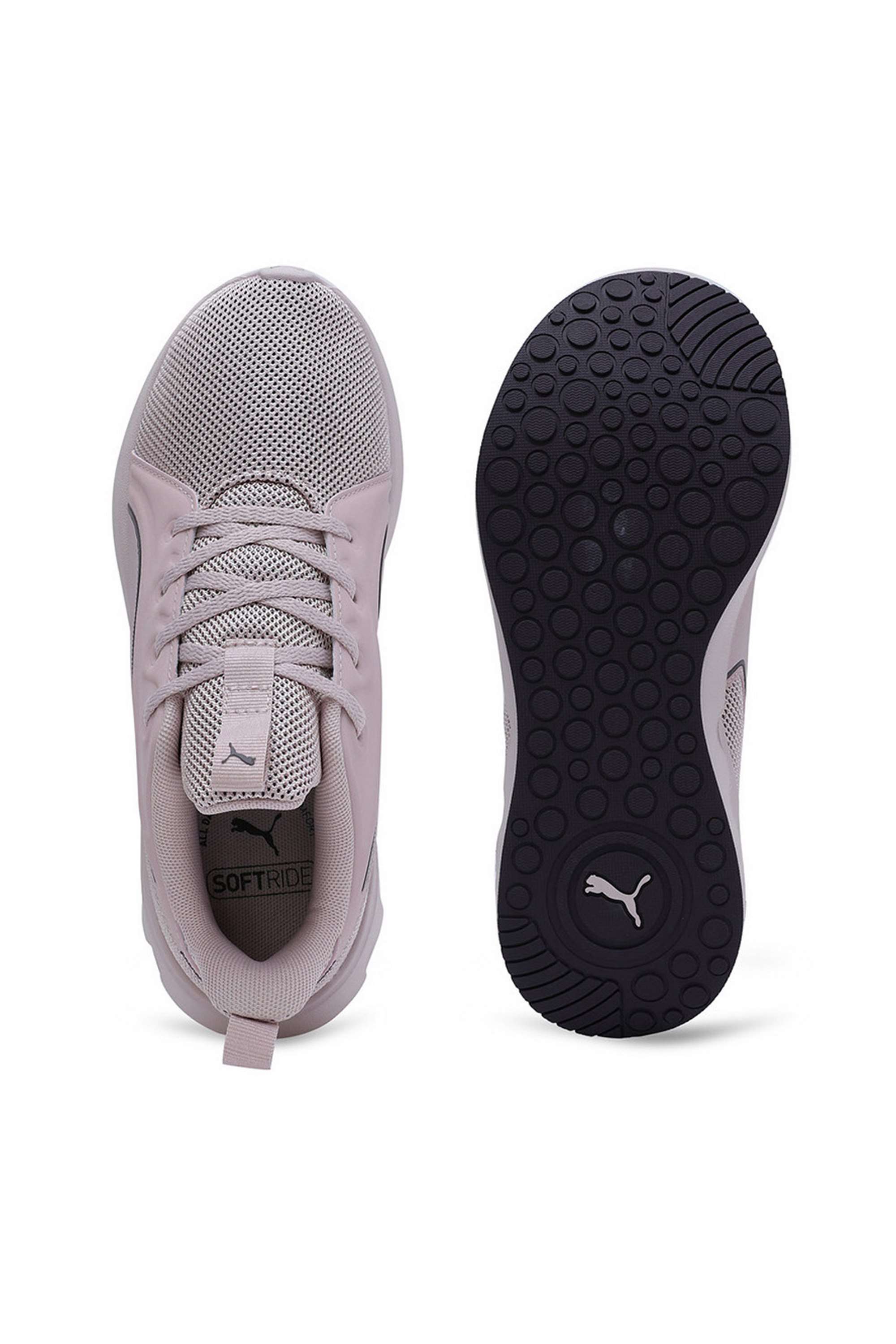 Buy Puma Pink SOFTRIDE Carson Mesh Low Tops Lace Up Unisex Running