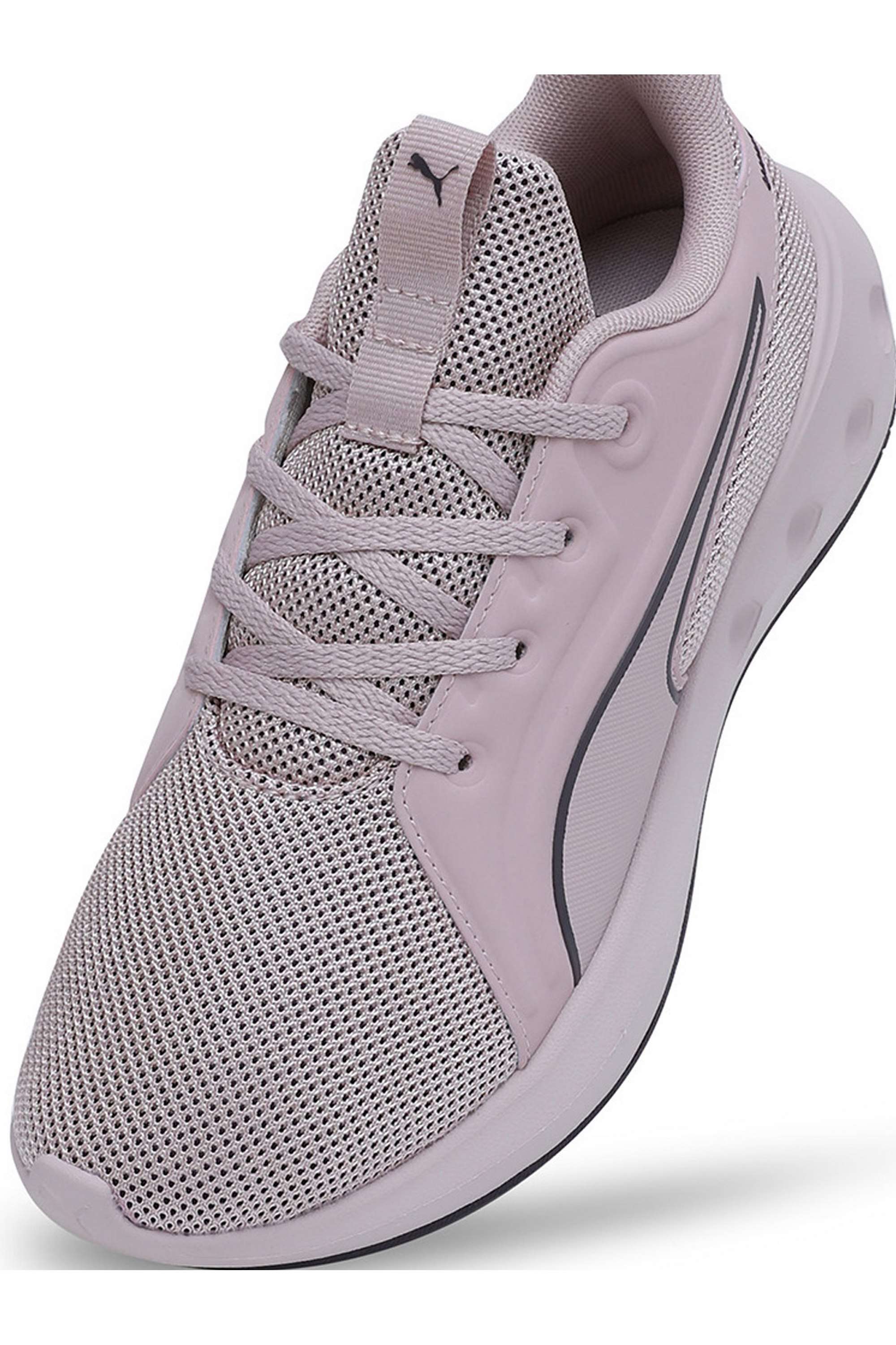 Buy Puma Pink SOFTRIDE Carson Mesh Low Tops Lace Up Unisex Running