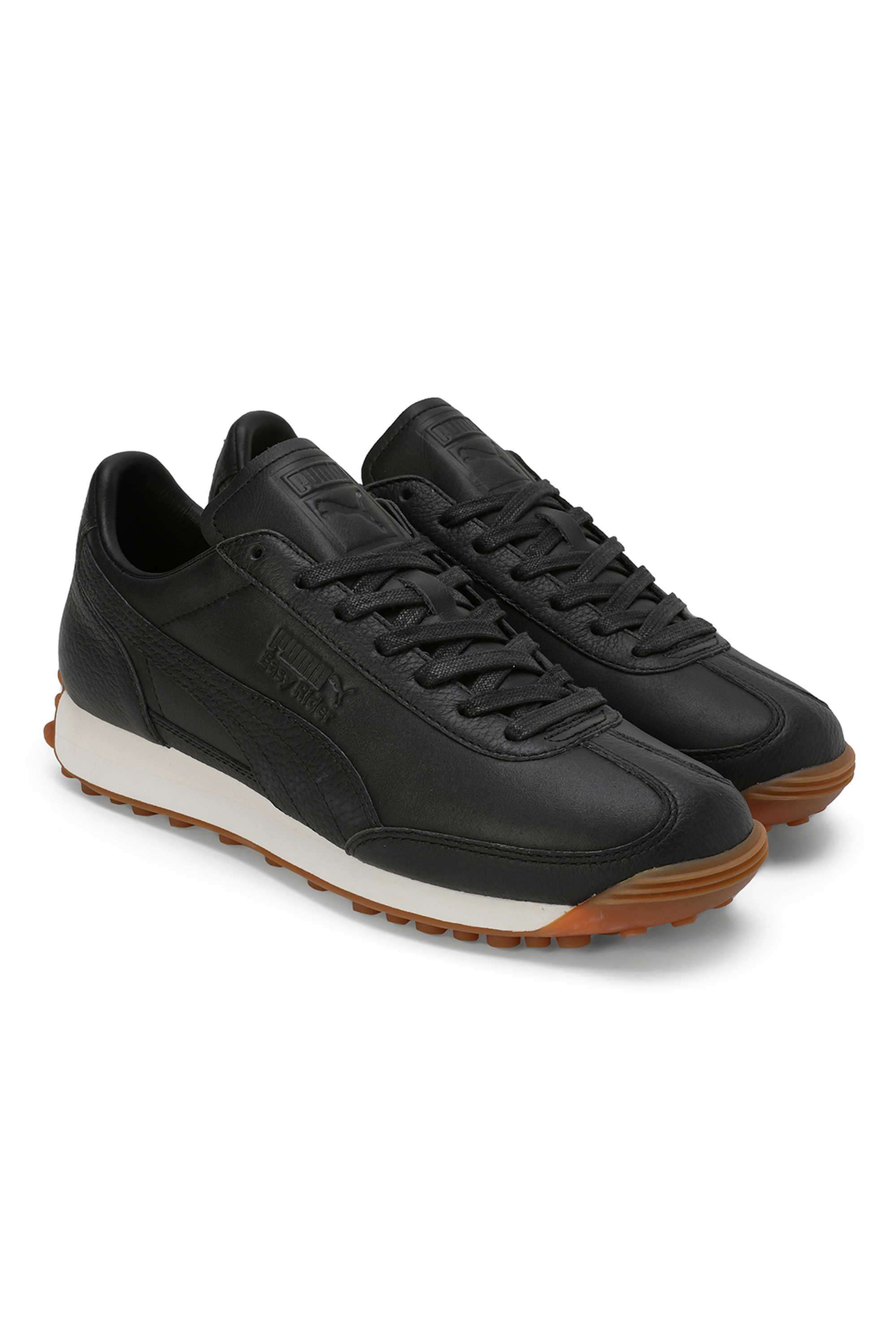 Buy Puma Black Easy Rider Lth Leather Lace Up Women's Sneakers
