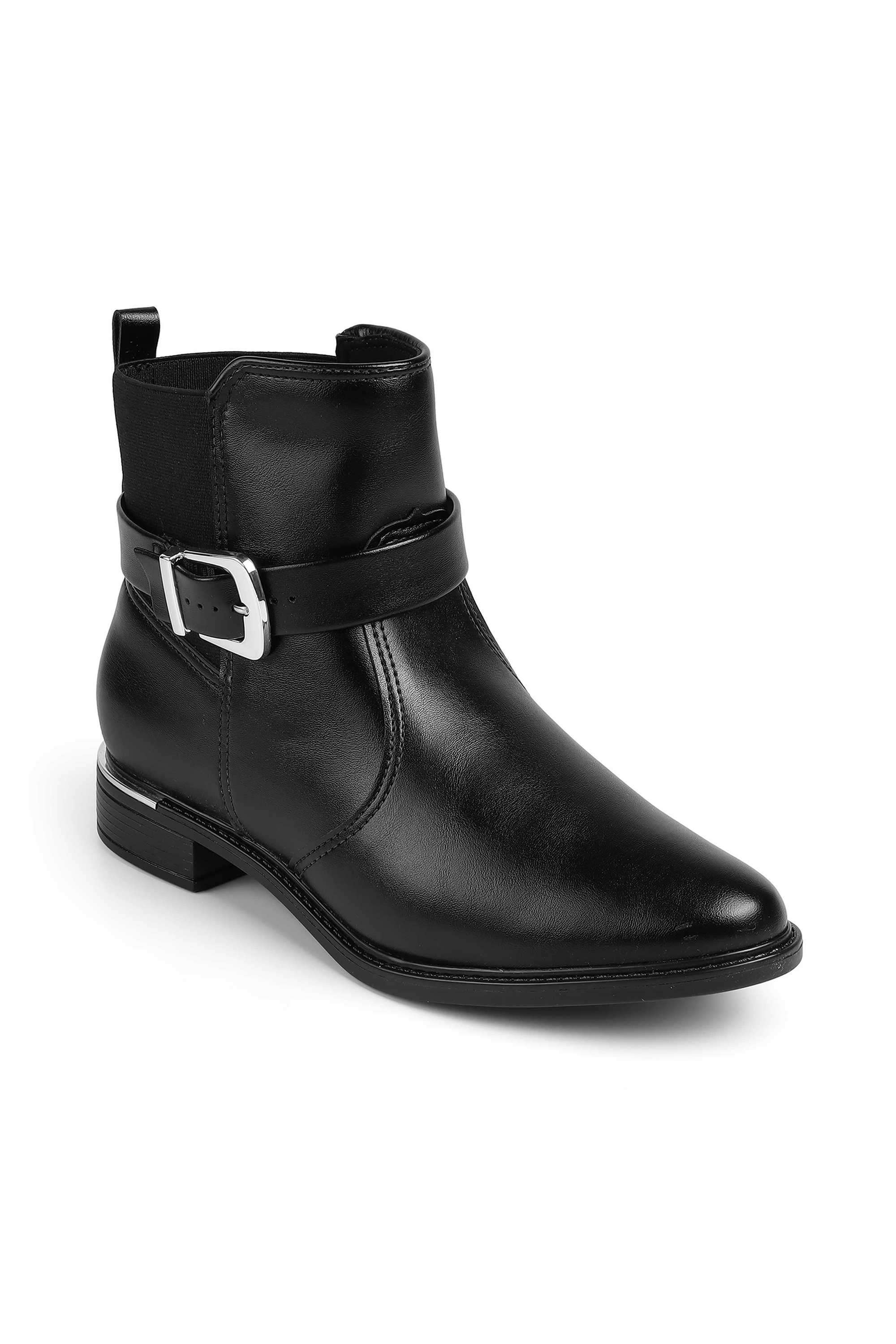 PU-Slip-On-Women-s-Boots