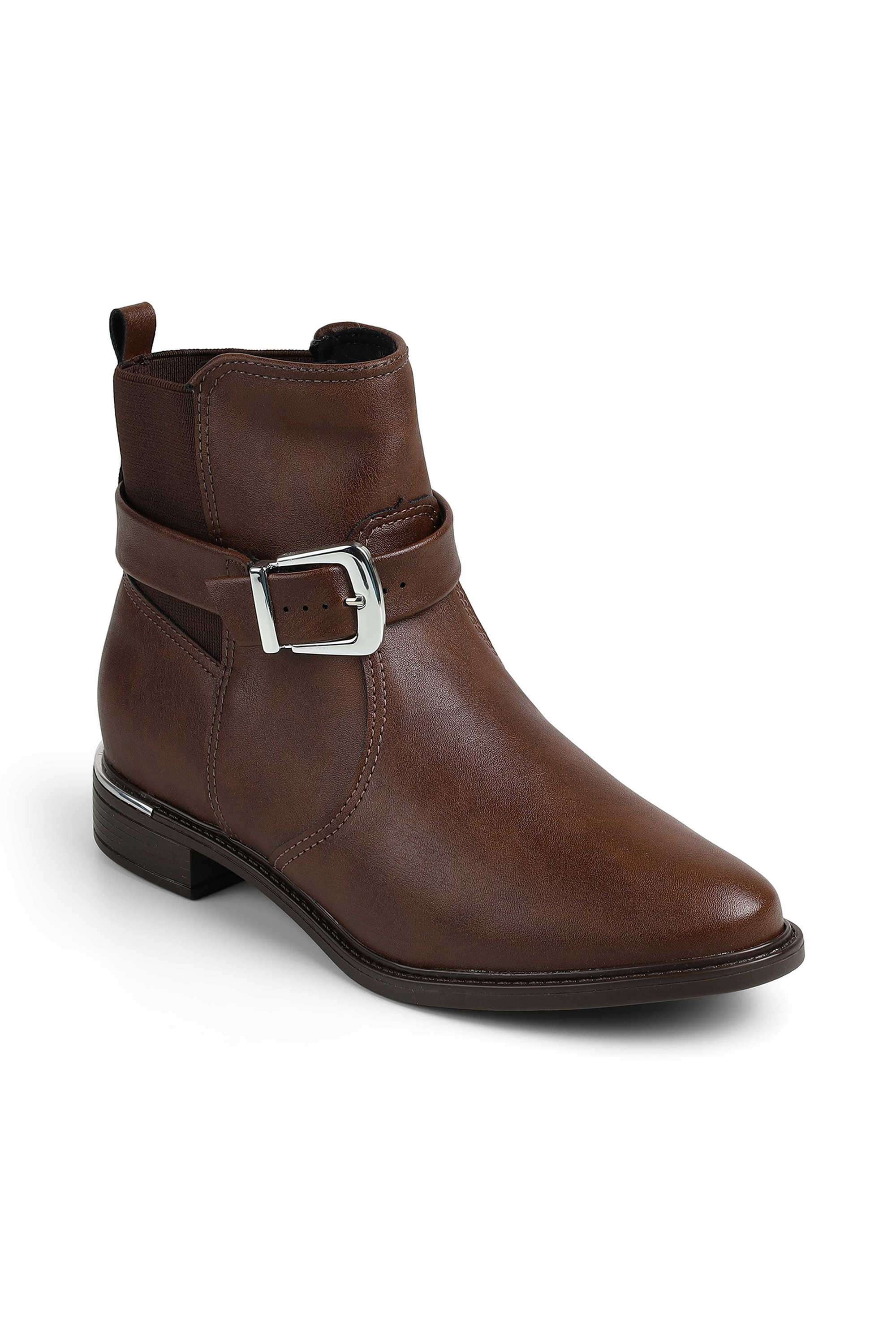 PU-Slip-On-Women-s-Boots