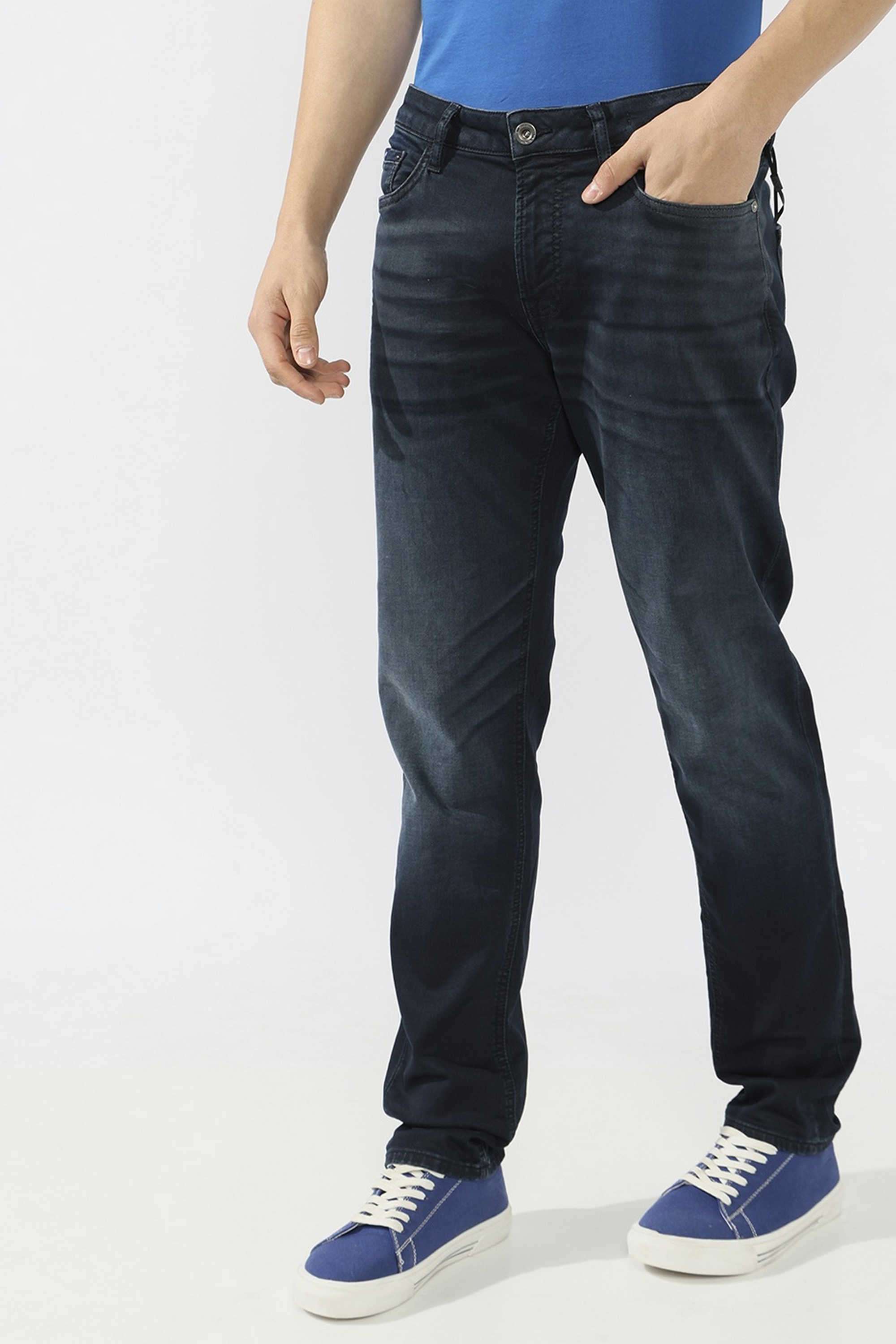 Solid-Cotton-Stretch-Regular-Fit-Men-s-Jeans