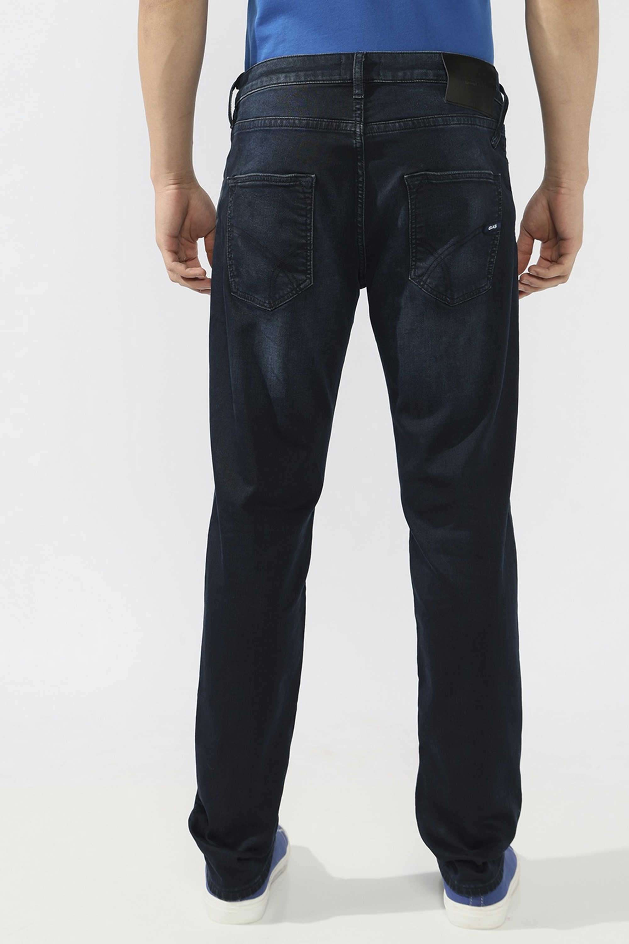 Solid-Cotton-Stretch-Regular-Fit-Men-s-Jeans