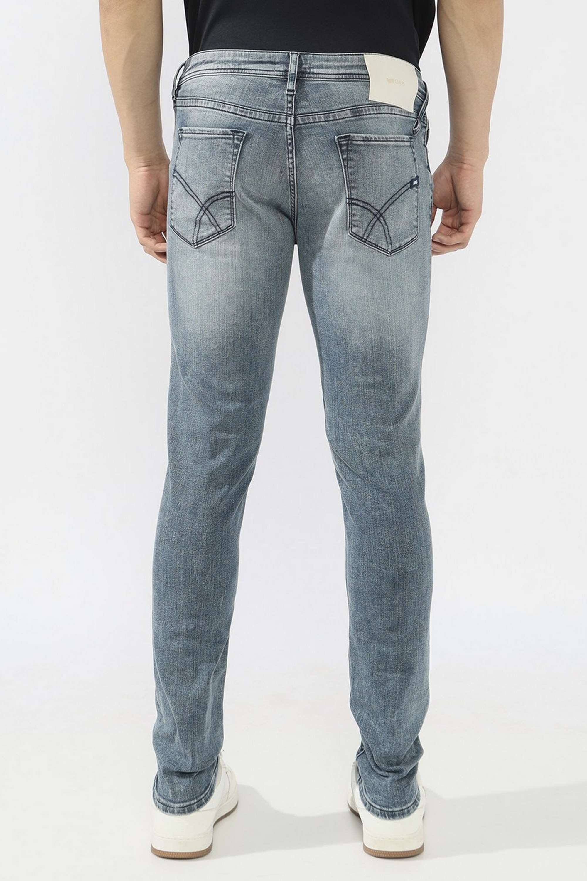 Solid-Blended-Fabric-Skinny-Fit-Men-s-Jeans