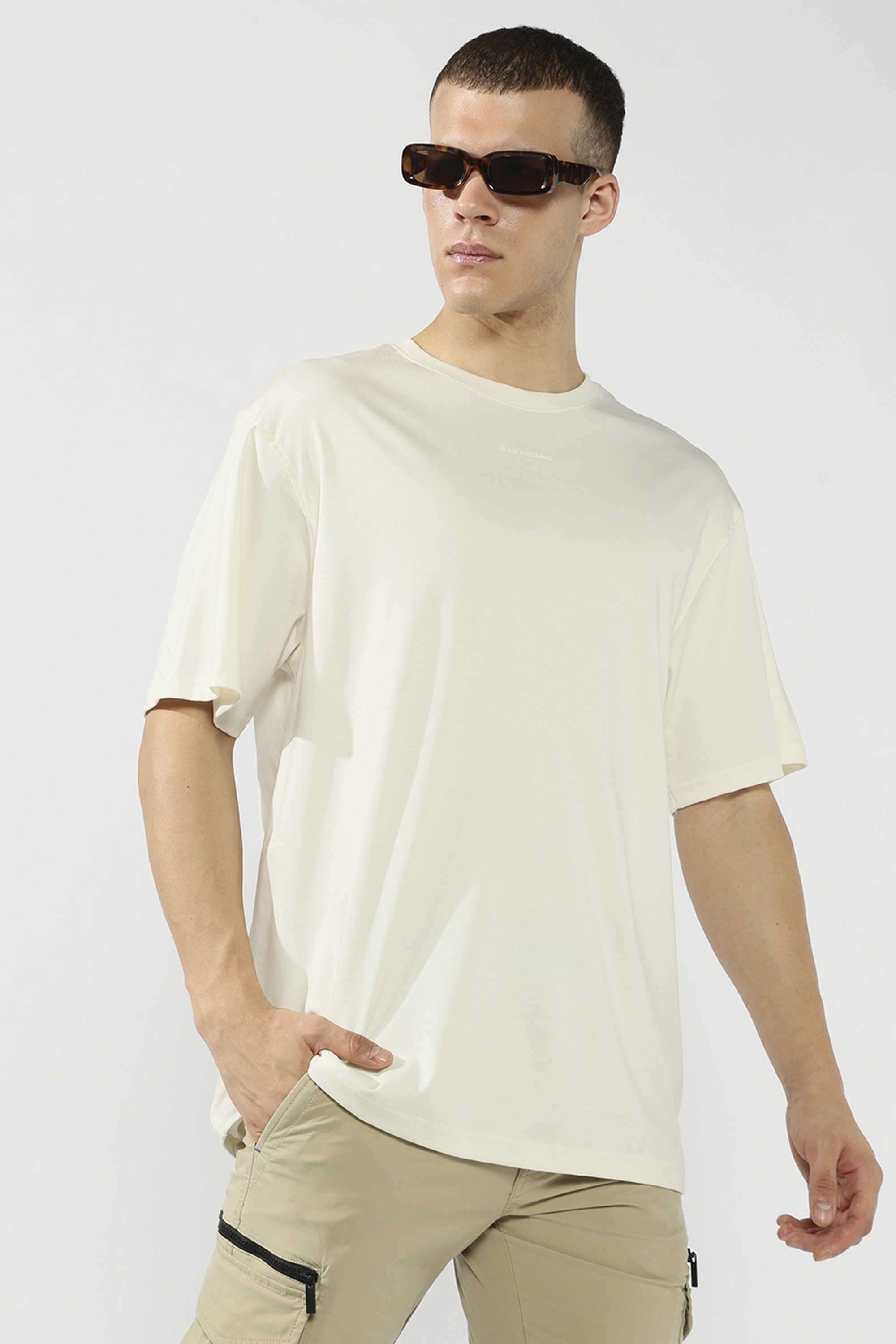Solid-Cotton-Relaxed-Fit-Men-T-Shirt