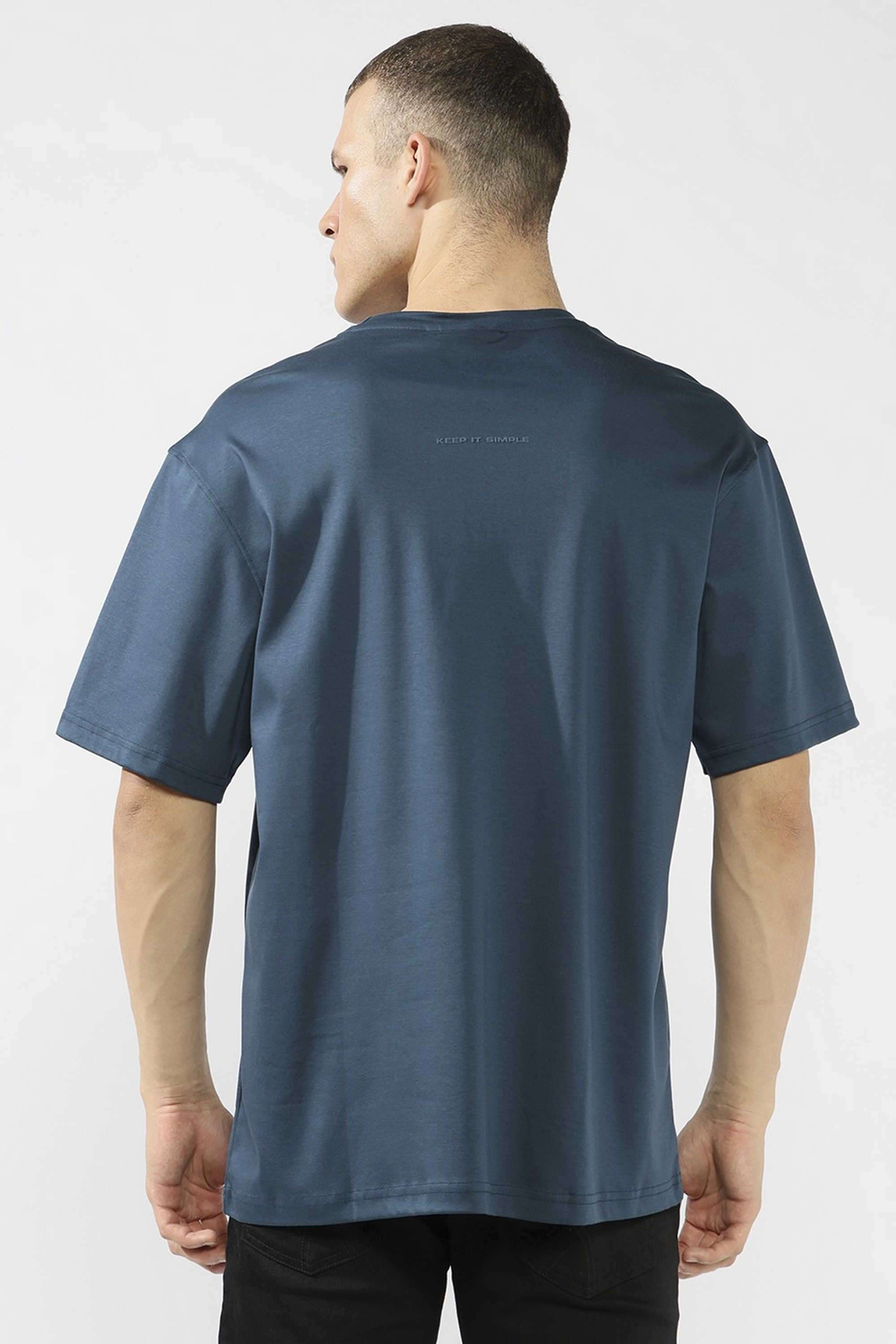 Solid-Cotton-Relaxed-Fit-Men-T-Shirt