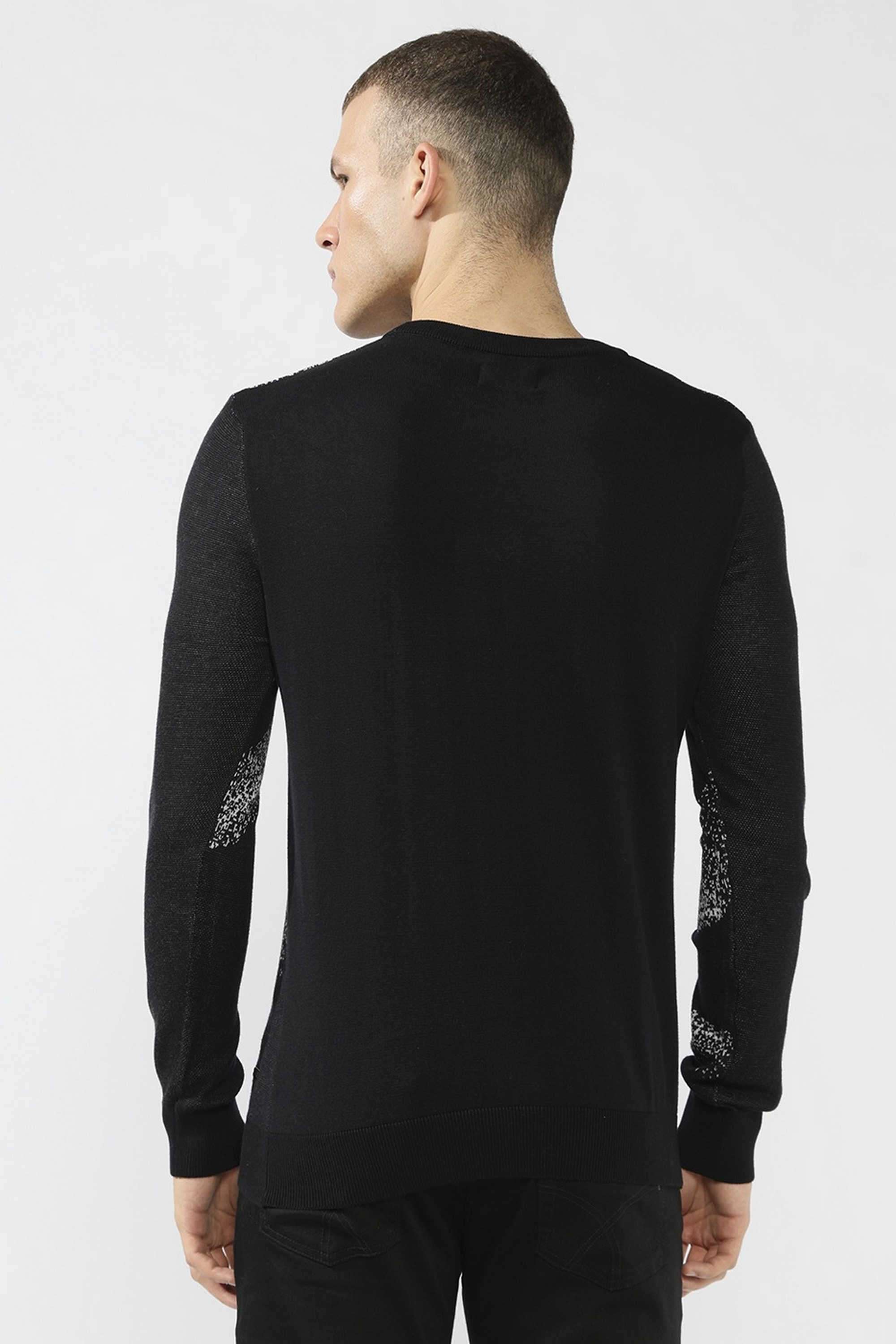 Abstract-Cotton-Henley-Men-s-Pullover