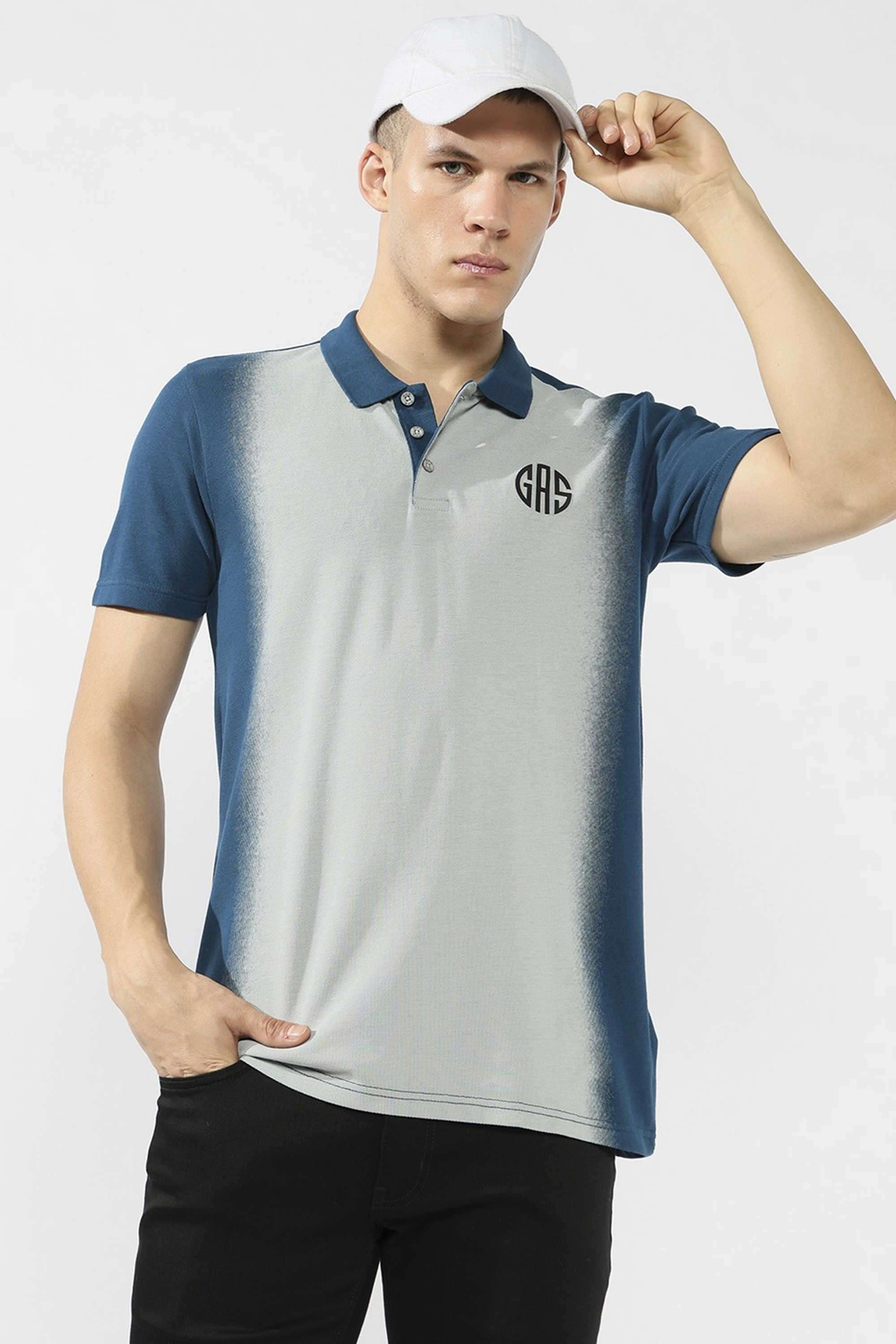 Ombre-Cotton-Regular-Fit-Men-Polo-T-Shirt