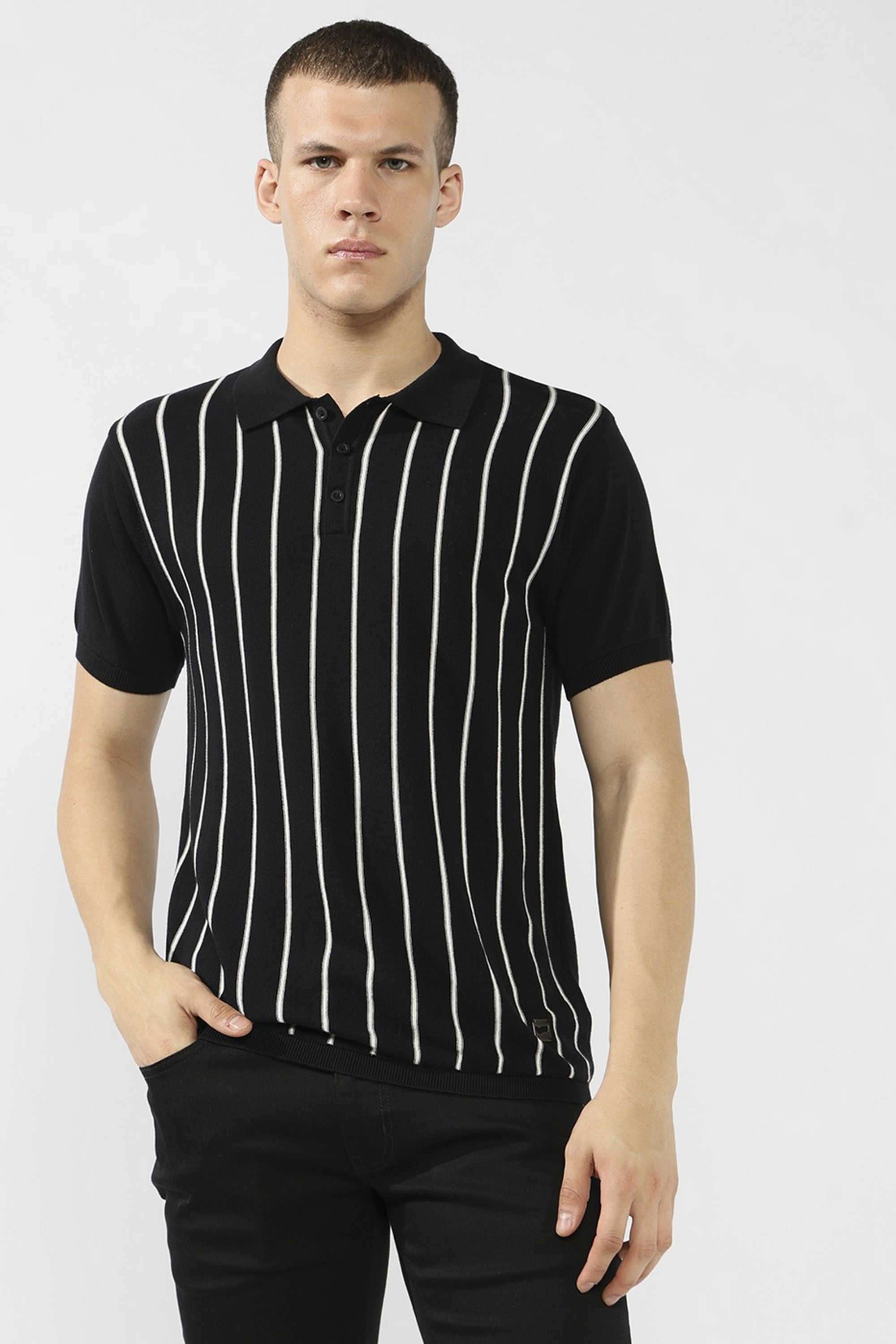 Stripes-Cotton-Polo-Men-s-T-Shirt