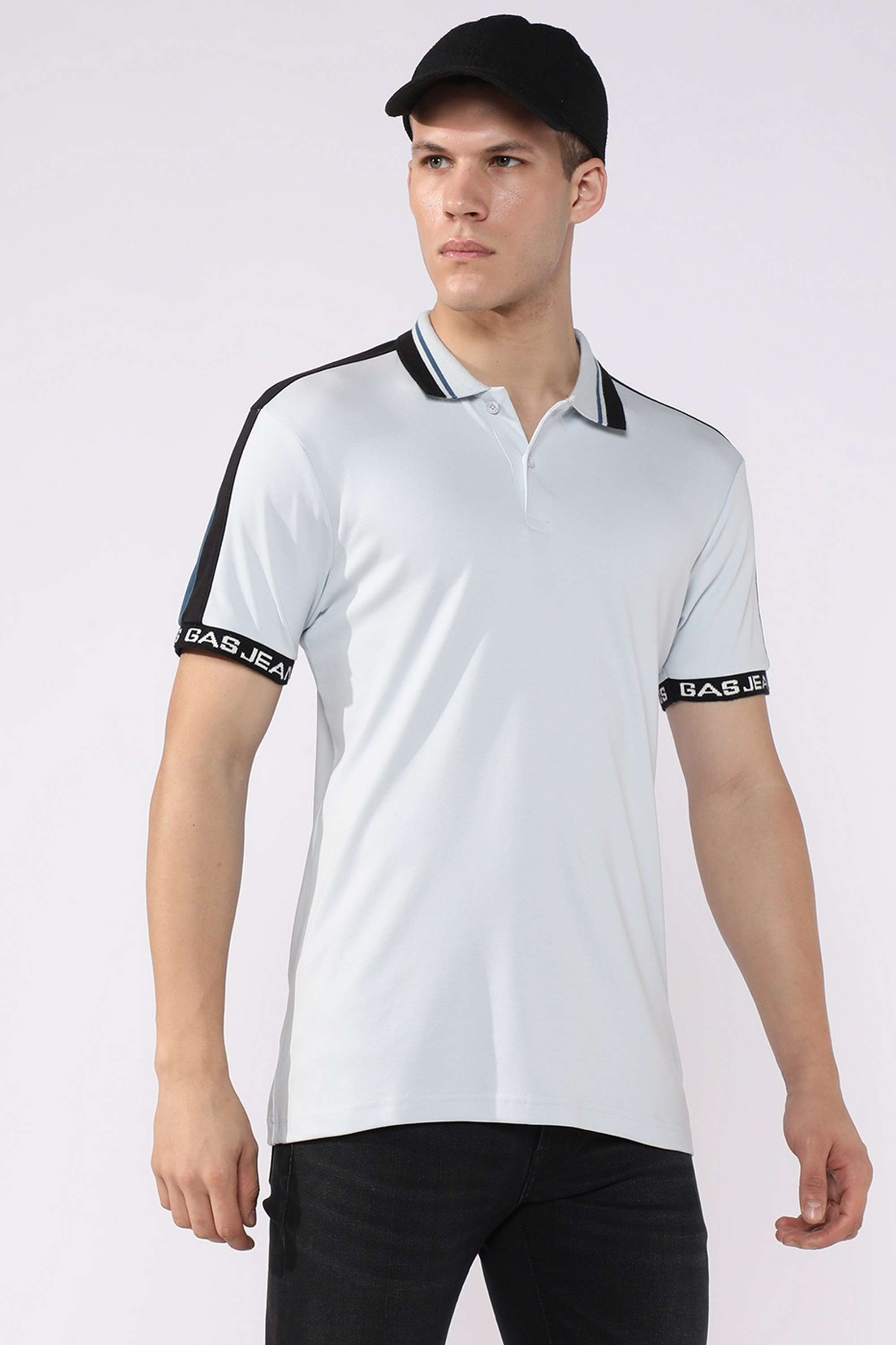 Solid-Cotton-Polo-Men-s-T-Shirt