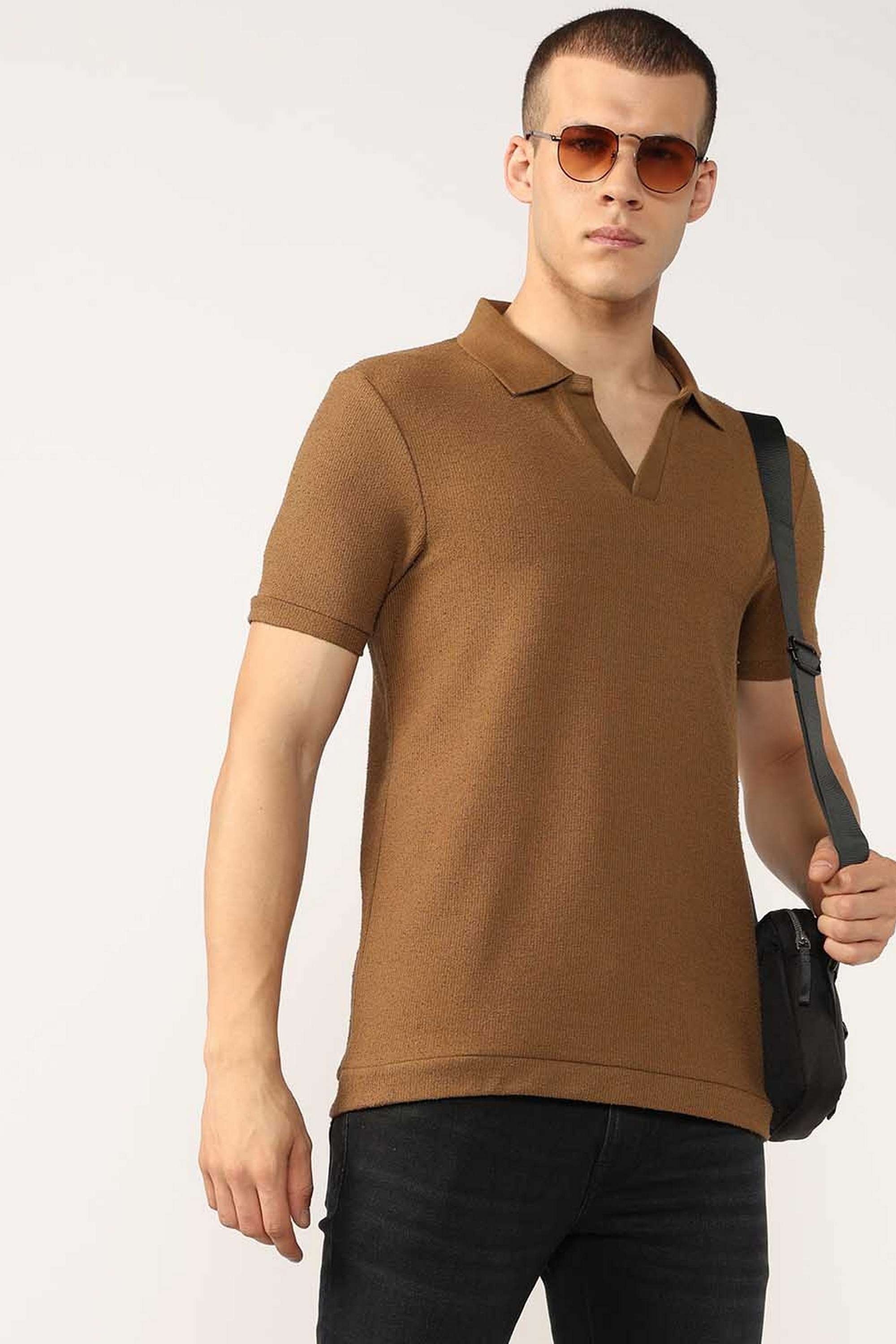 Solid-Cotton-Polo-Men-s-T-Shirt