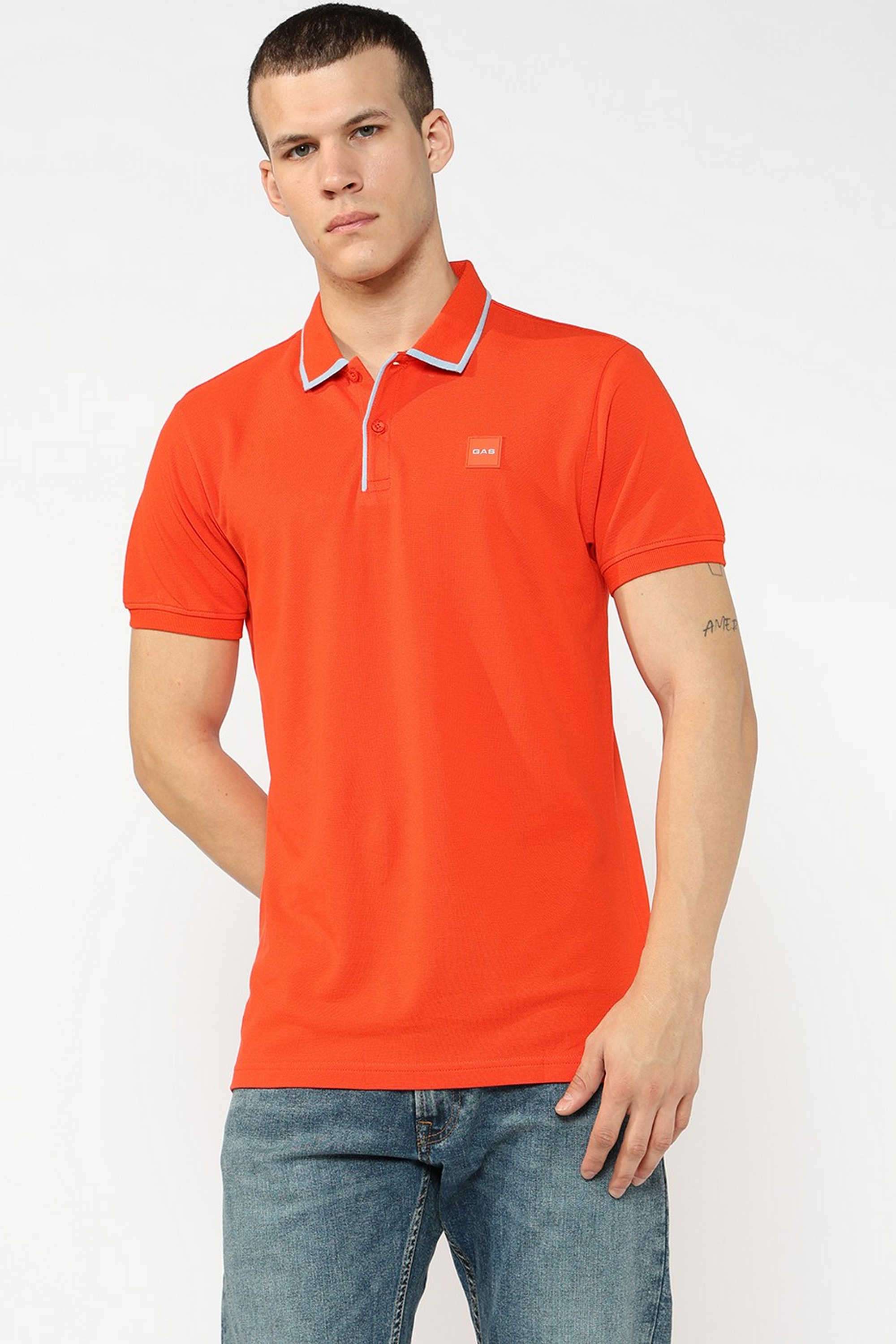 Solid-Cotton-Regular-Fit-Men-Polo-T-Shirt