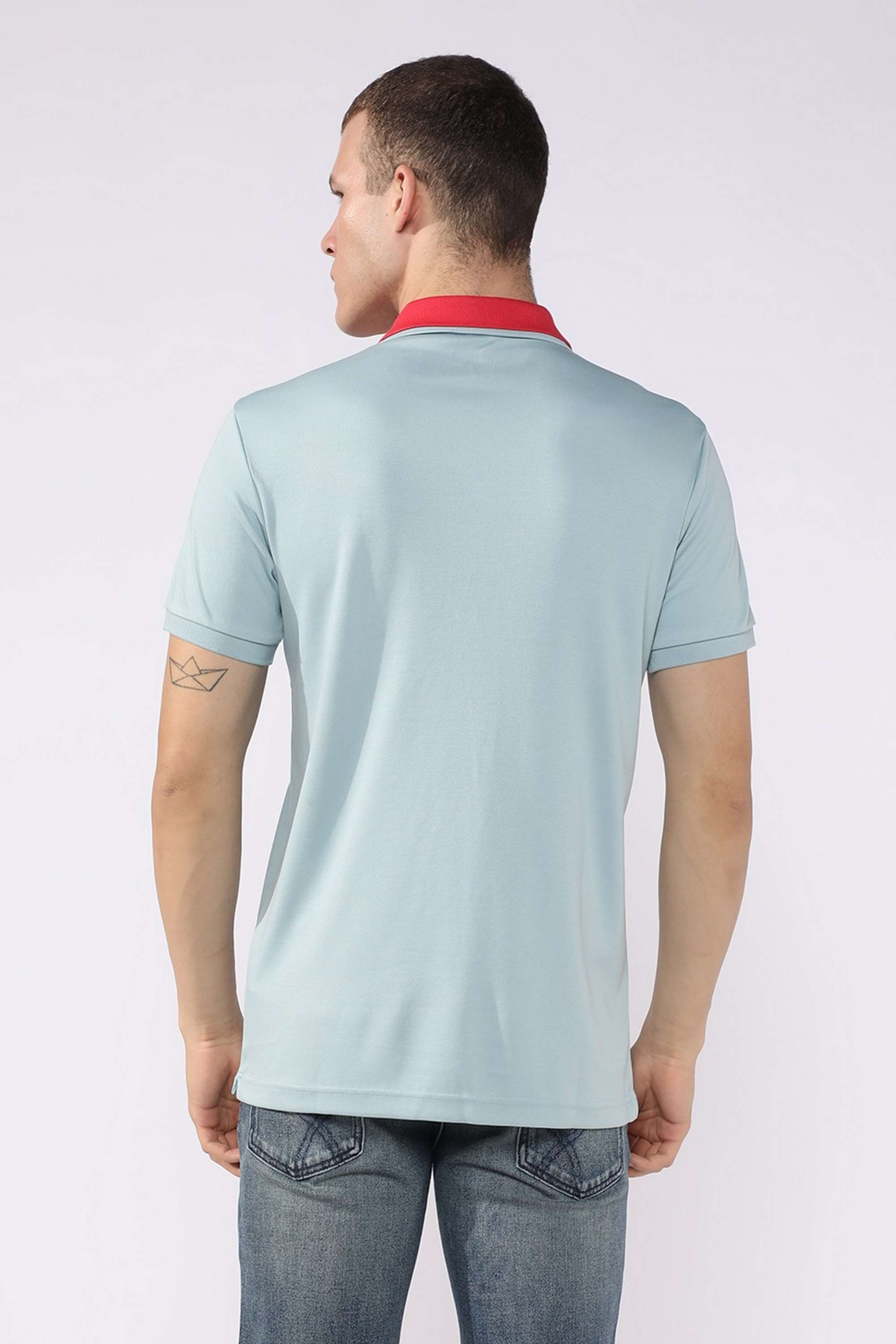 Printed-Blended-Fabric-Polo-Men-s-T-Shirt