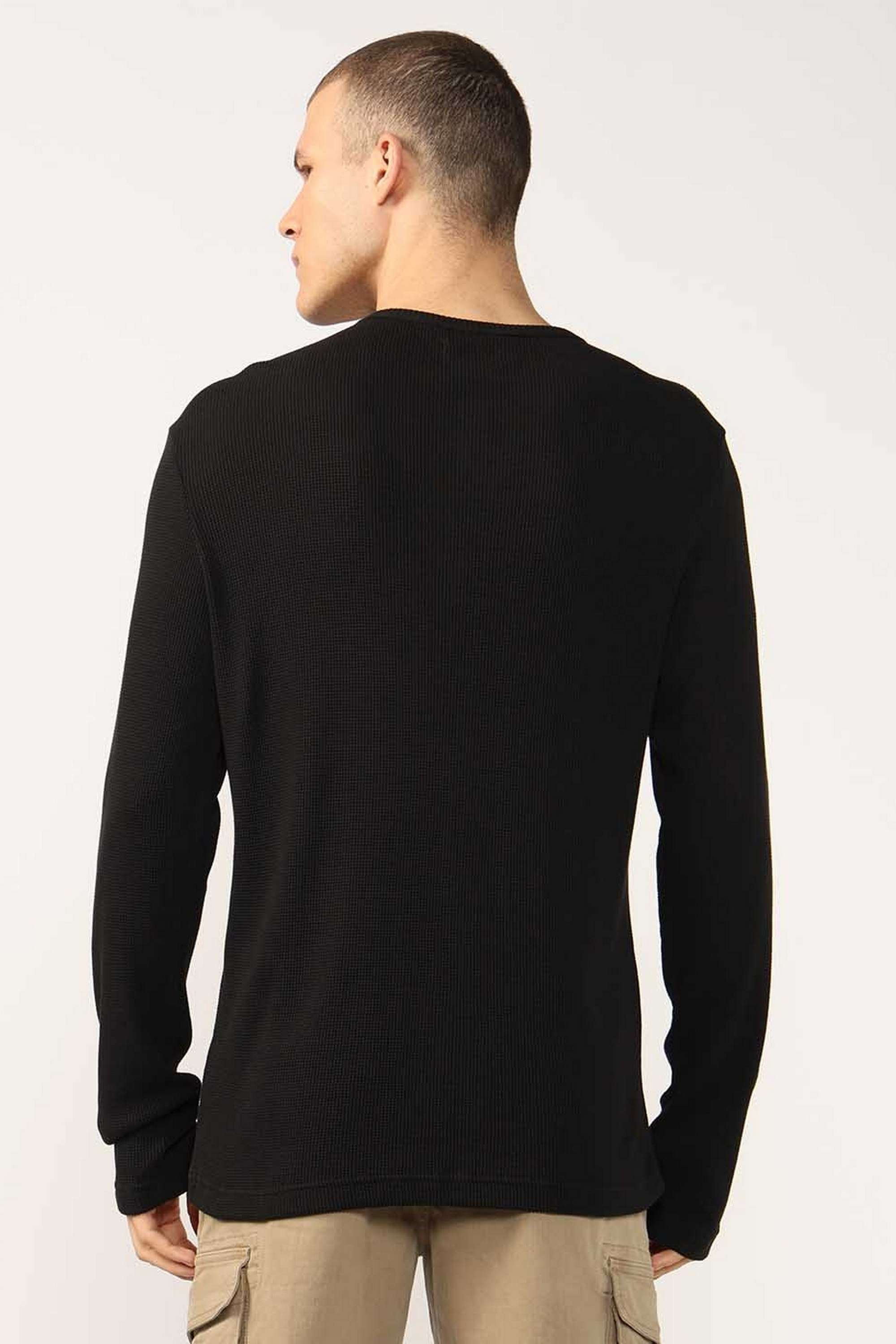 Solid-Cotton-Henley-Men-s-T-Shirt