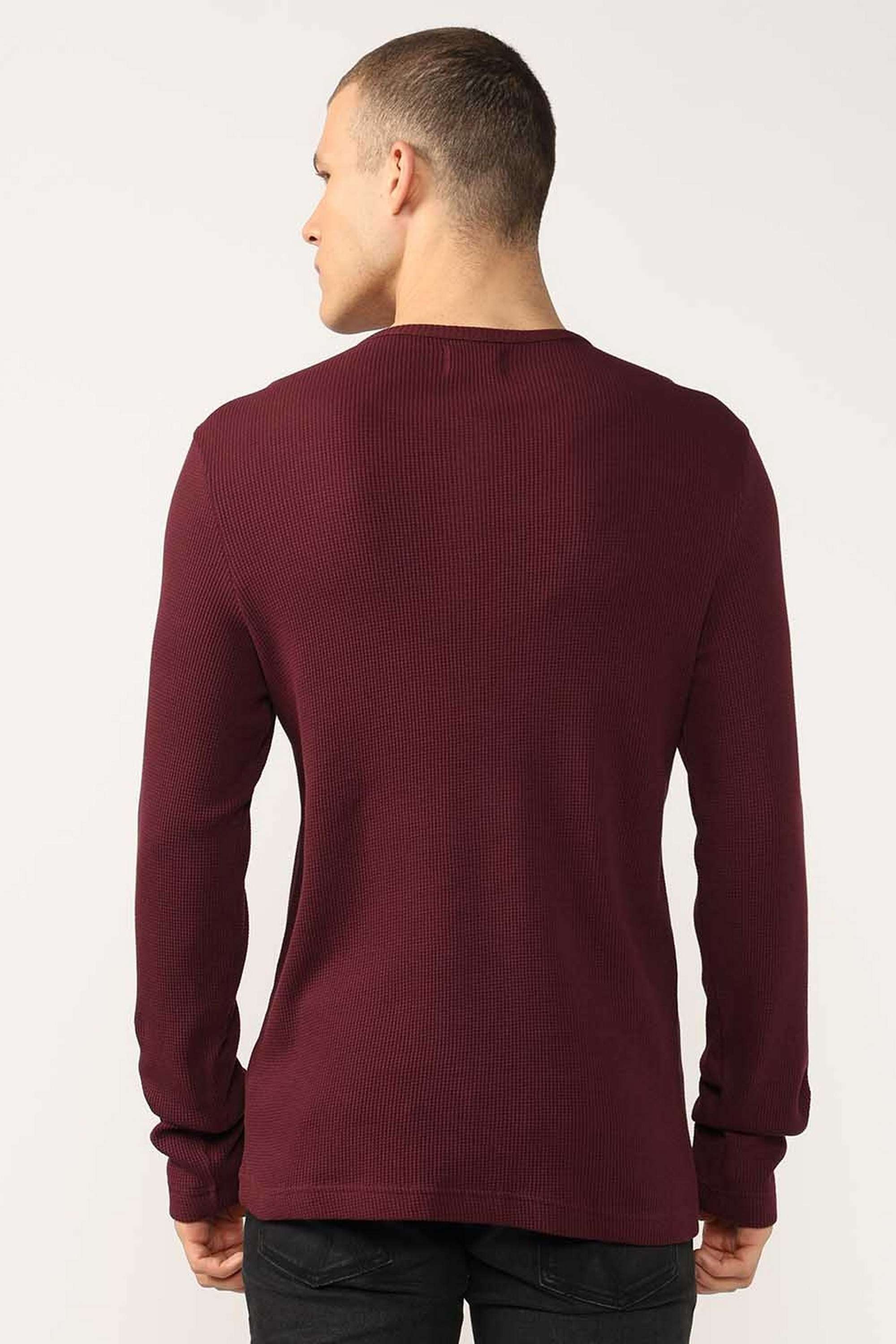 Solid-Cotton-Henley-Men-s-T-Shirt