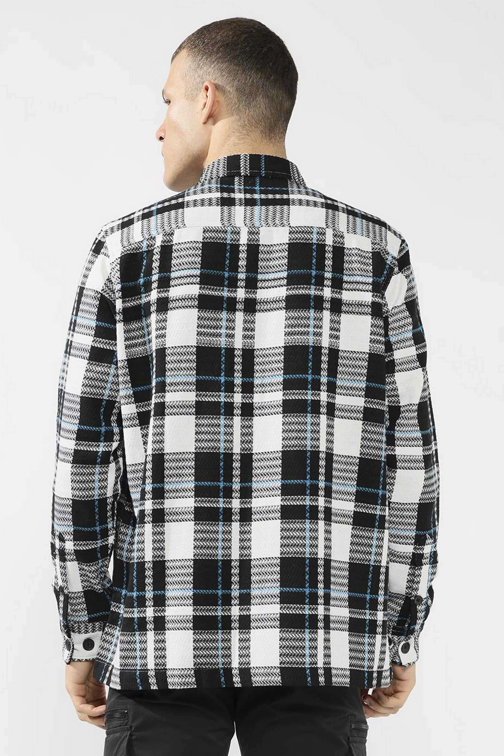 Checks-Polyester-Cotton-Regular-Fit-Men-s-Casual-Shirt