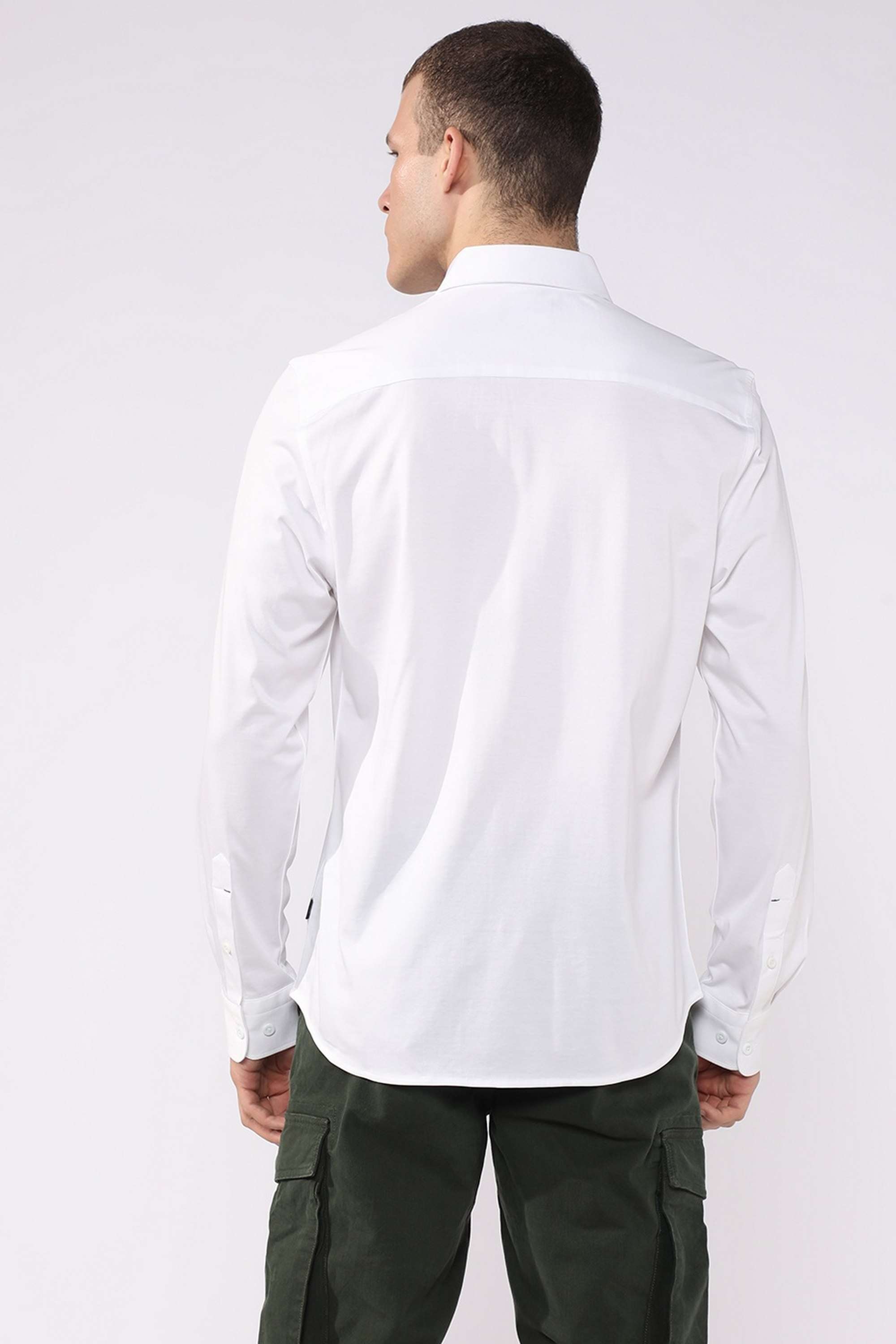 Solid-Cotton-Regular-Fit-Men-s-Shirt