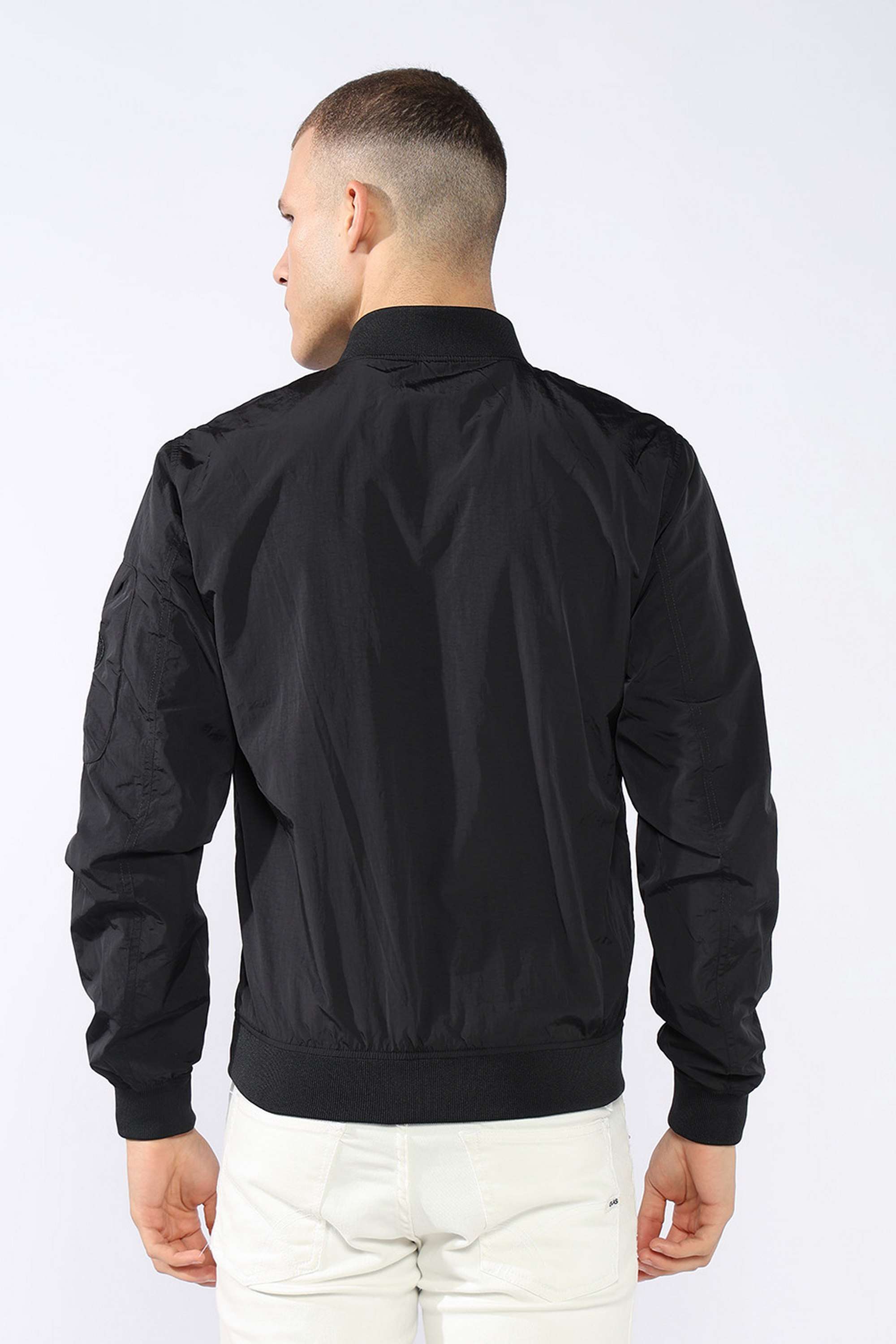 Printed-Polyester-Regular-Fit-Men-s-Jacket