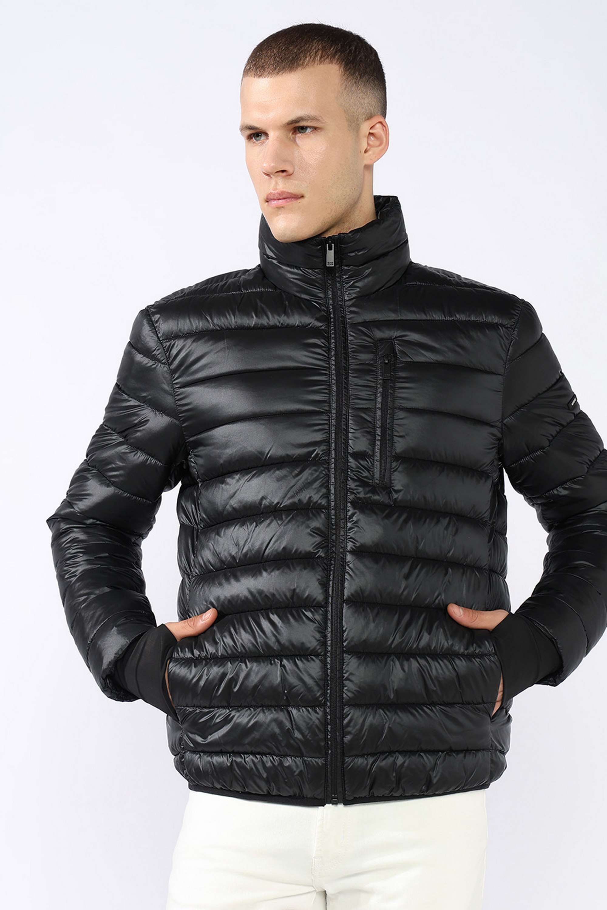 Printed-Nylon-Regular-Fit-Men-s-Jacket