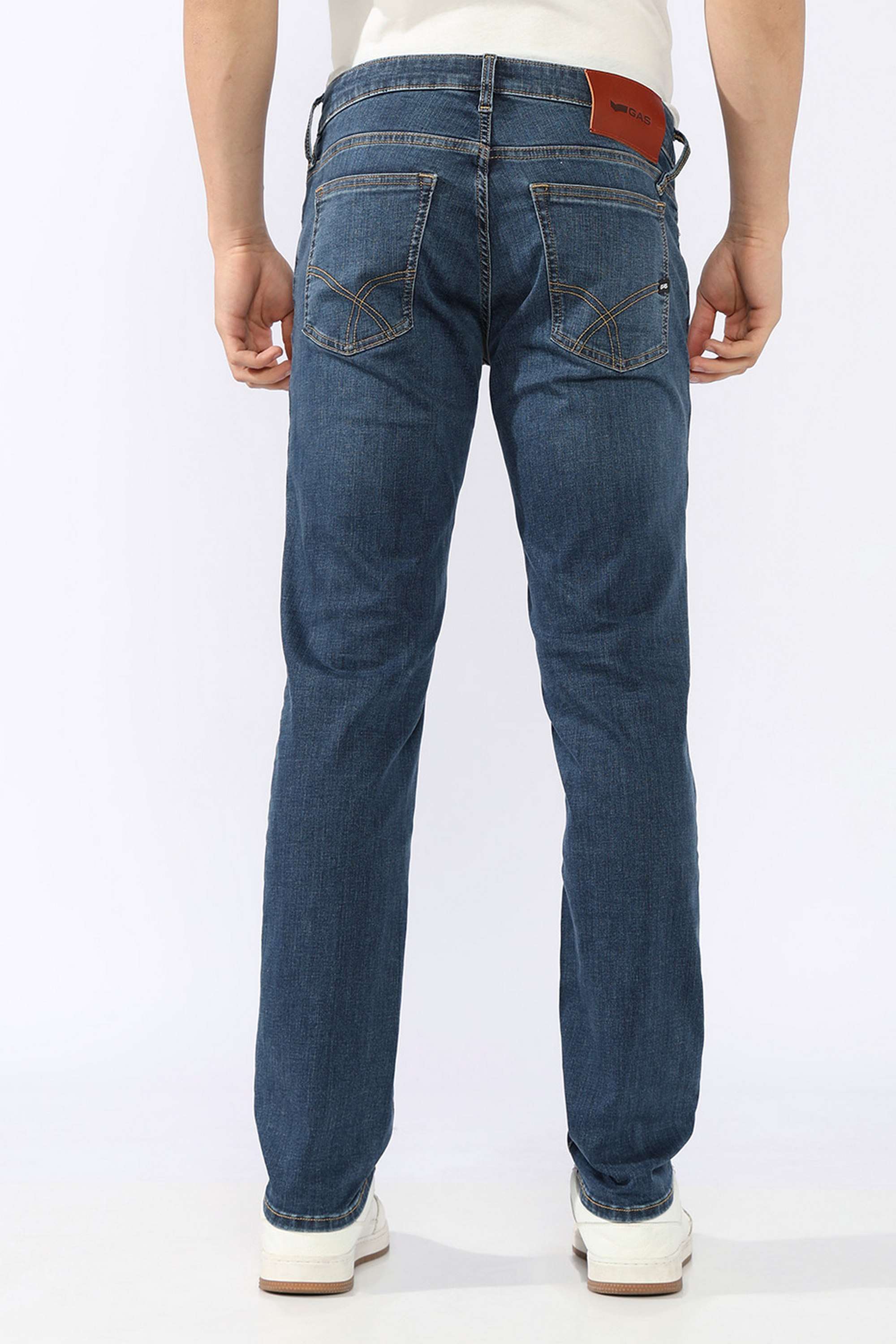 Solid-Cotton-Blend-Slim-Fit-Men-s-Jeans