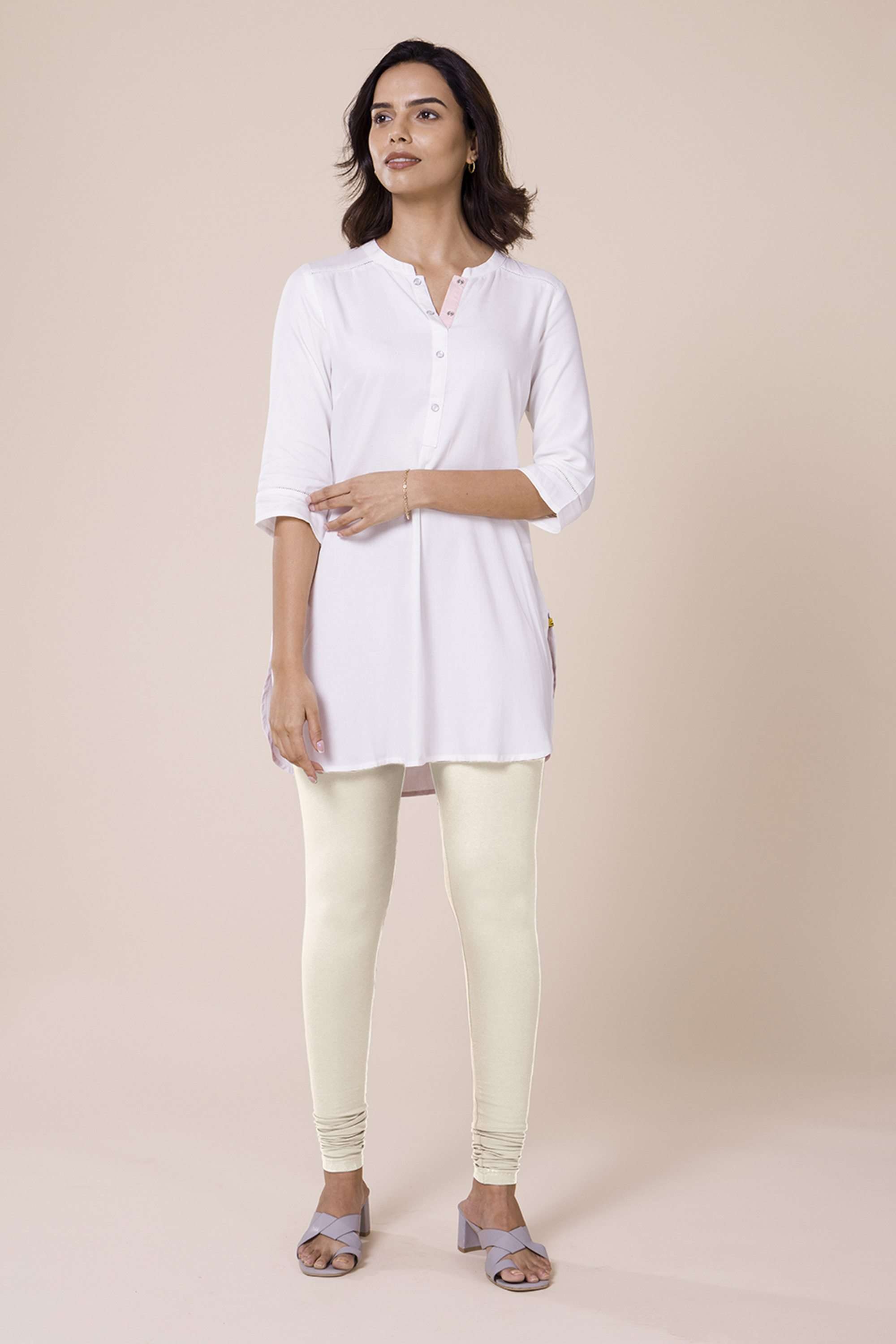 Solid-Ankle-Length-Cotton-Women-s-Leggings