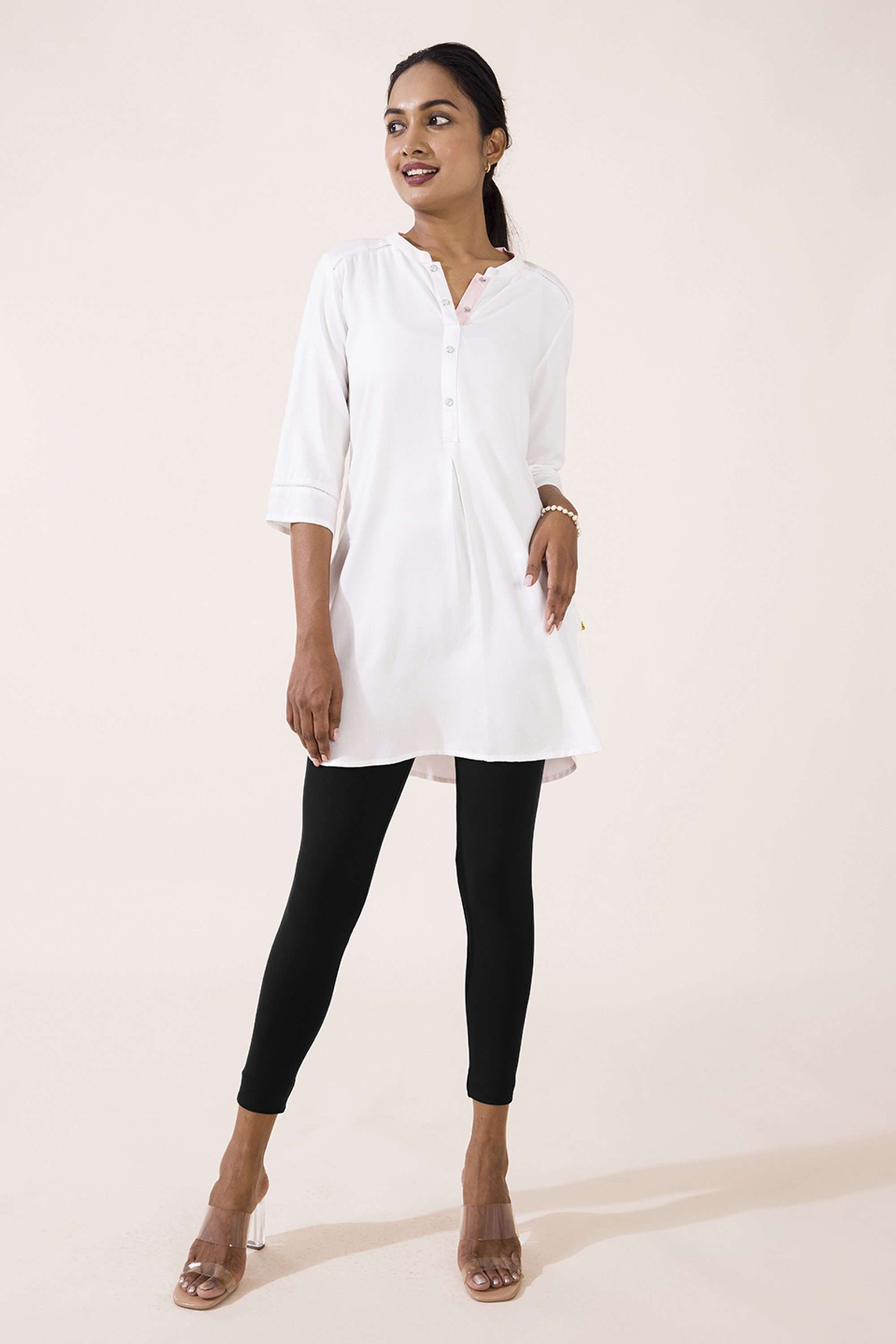 Solid-Ankle-Length-Cotton-Women-s-Leggings